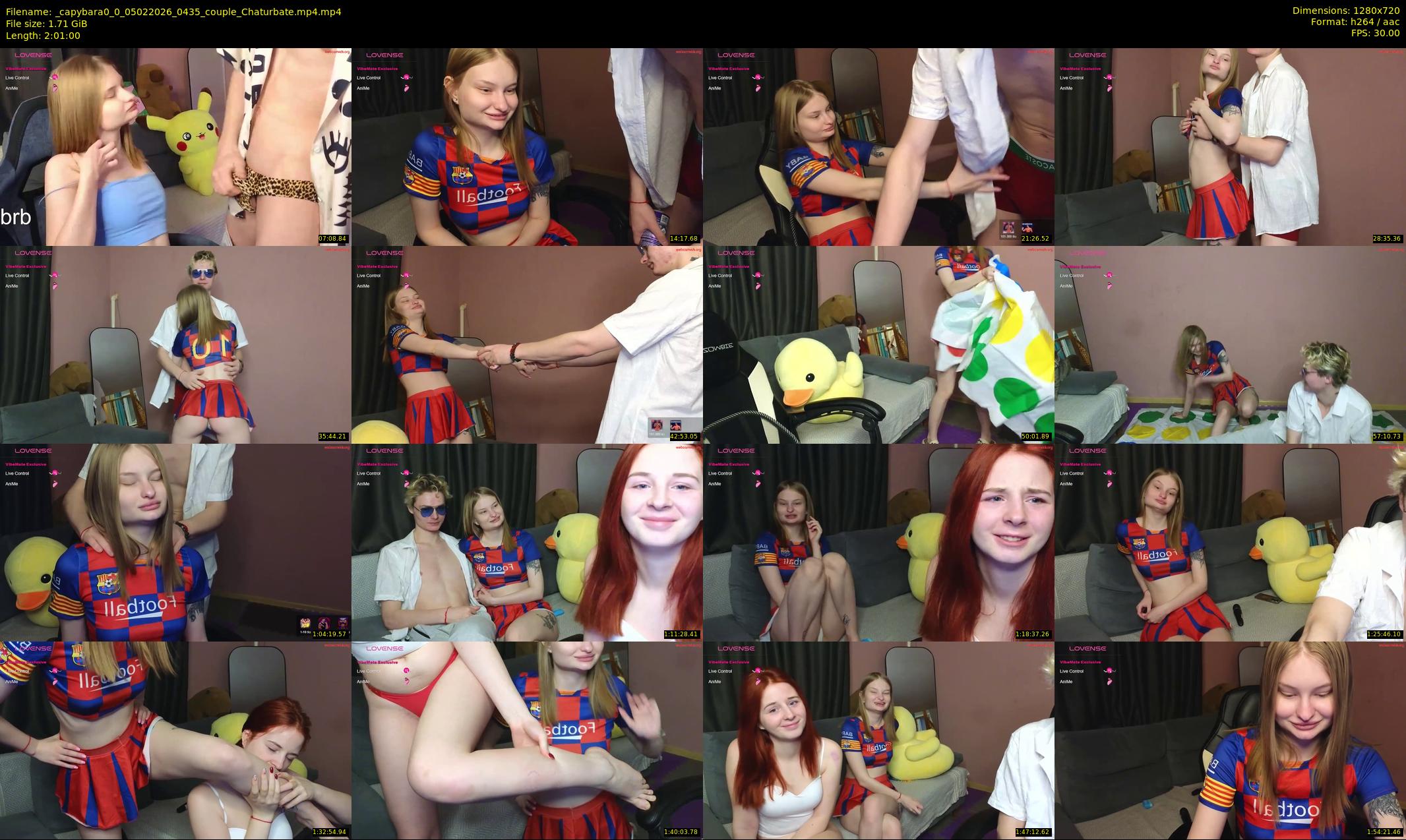 _capybara0_0 — 121 minute Chaturbate couple cam show recording, 720p, Feb 5, 2026
