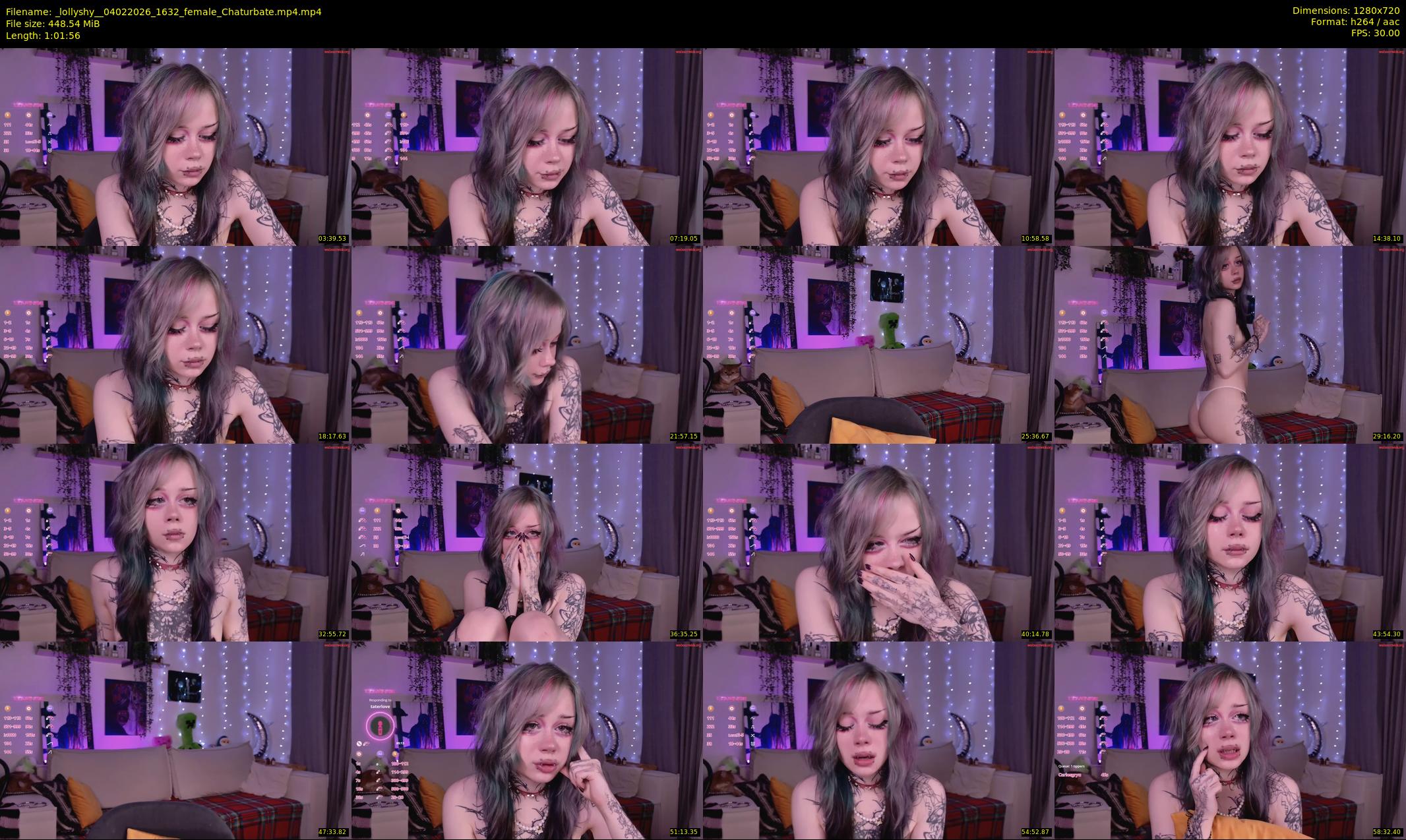 _lollyshy_ — 62 minute Chaturbate female cam show recording, 720p, Feb 4, 2026