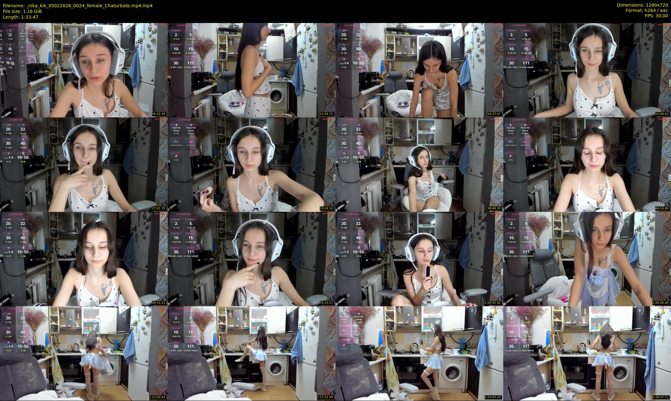 _nika_kik — 94 minute Chaturbate female cam show recording, 720p, Feb 5, 2026