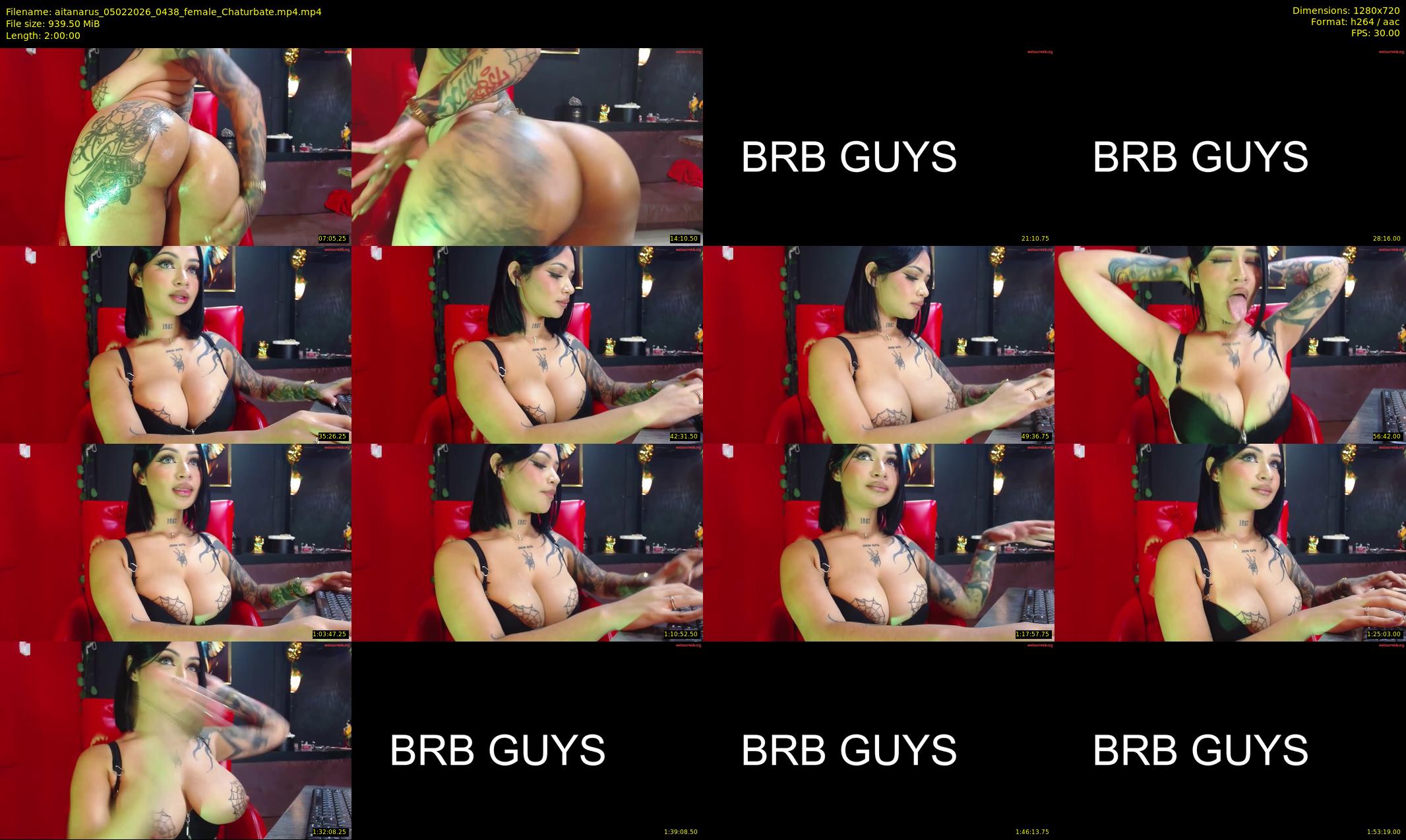 aitanarus — 120 minute Chaturbate female cam show recording, 720p, Feb 5, 2026