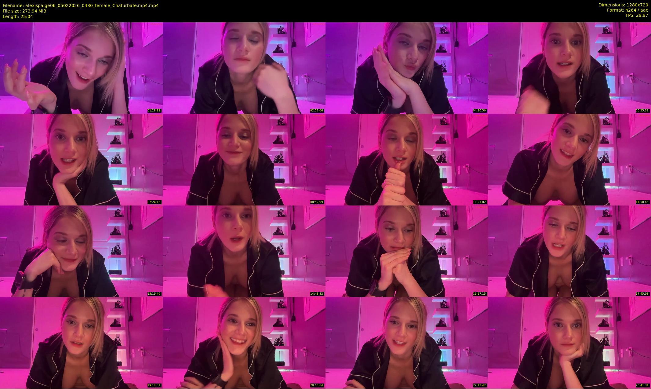 alexispaige06 — 26 minute Chaturbate female cam show recording, 720p, Feb 5, 2026