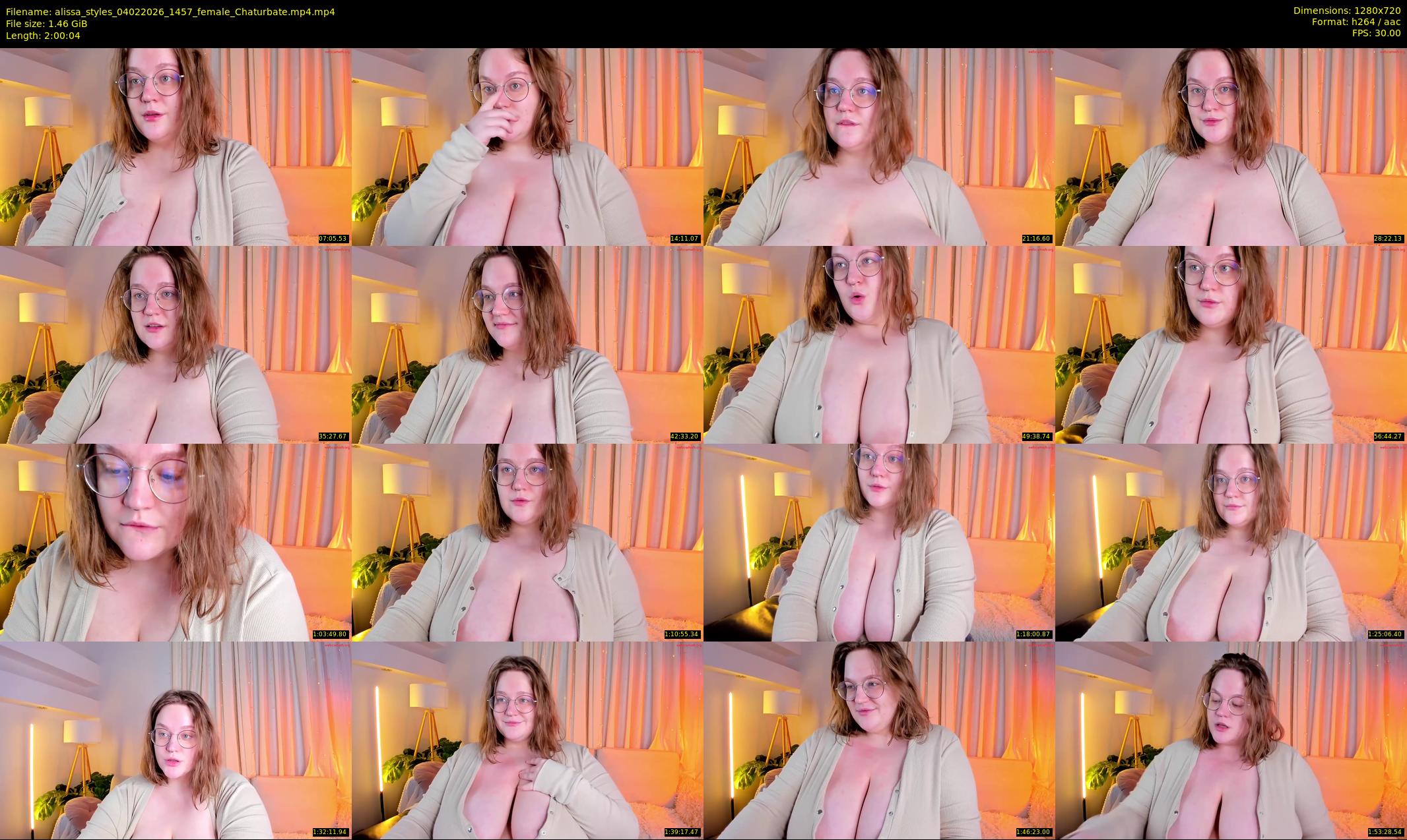 alissa_styles — 121 minute Chaturbate female cam show recording, 720p, Feb 4, 2026