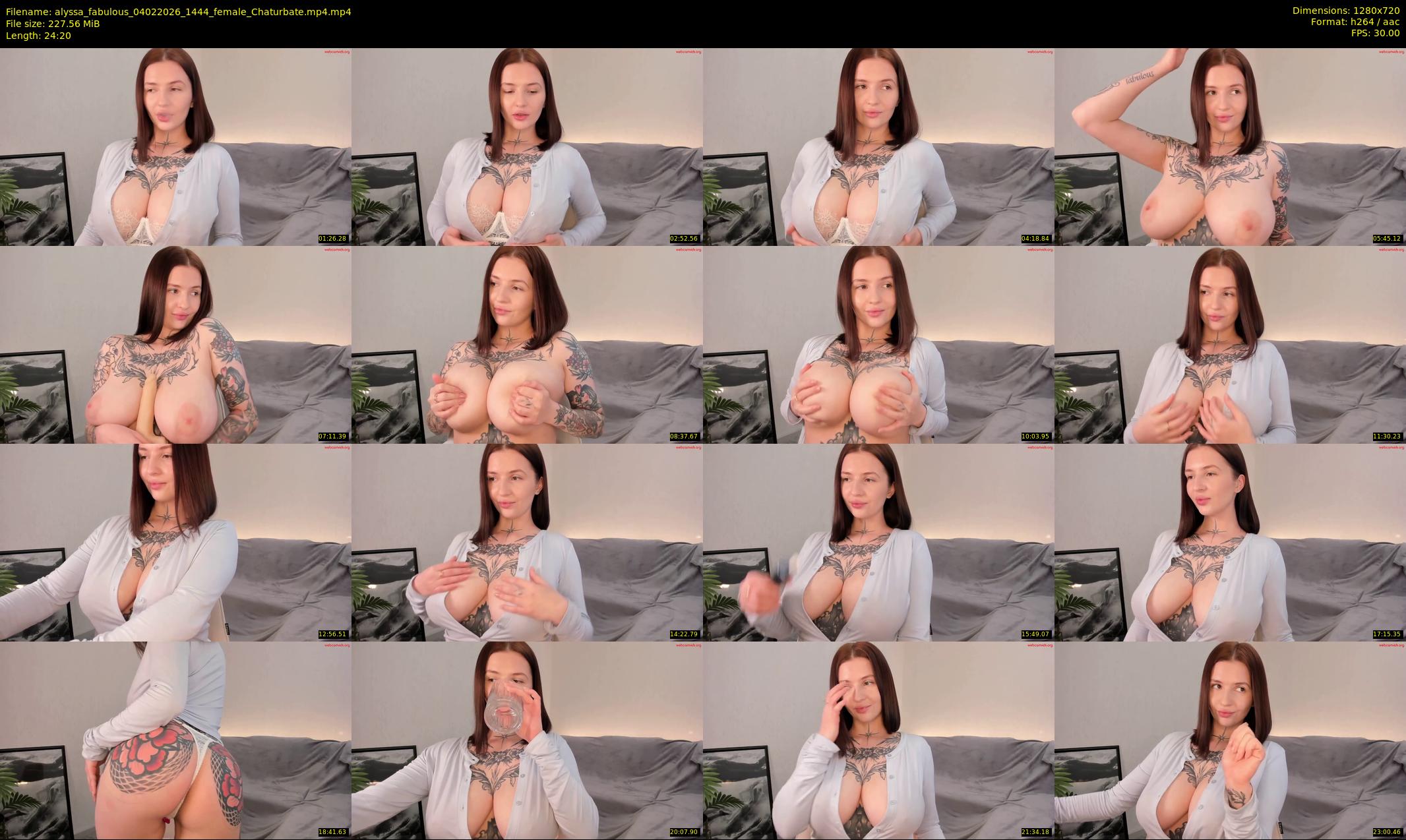 alyssa_fabulous — 25 minute Chaturbate female cam show recording, 720p, Feb 4, 2026