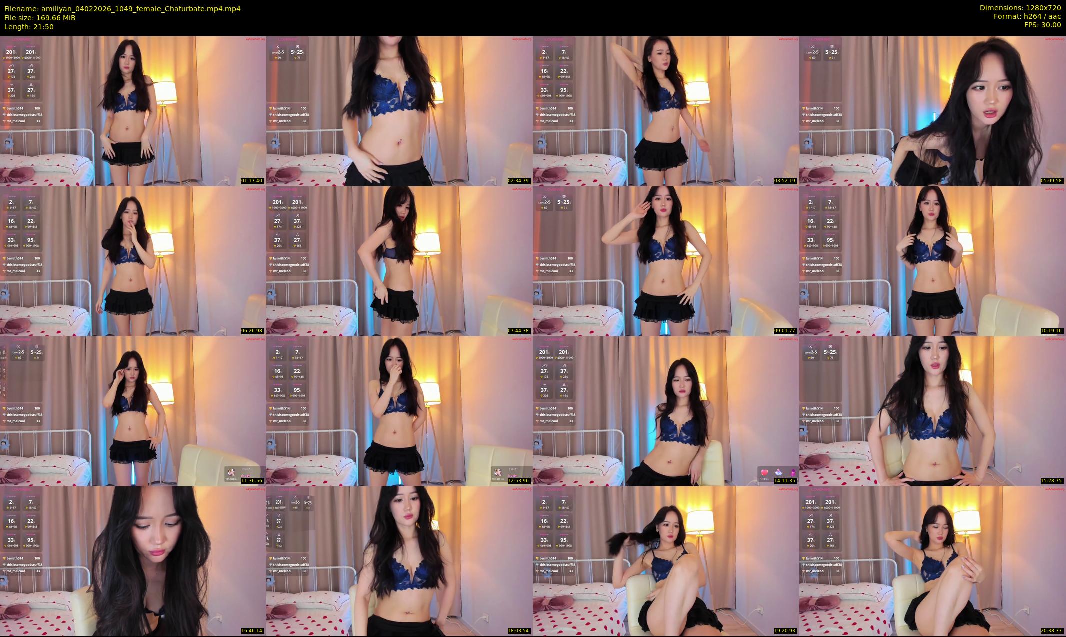 amiliyan — 22 minute Chaturbate female cam show recording, 720p, Feb 4, 2026