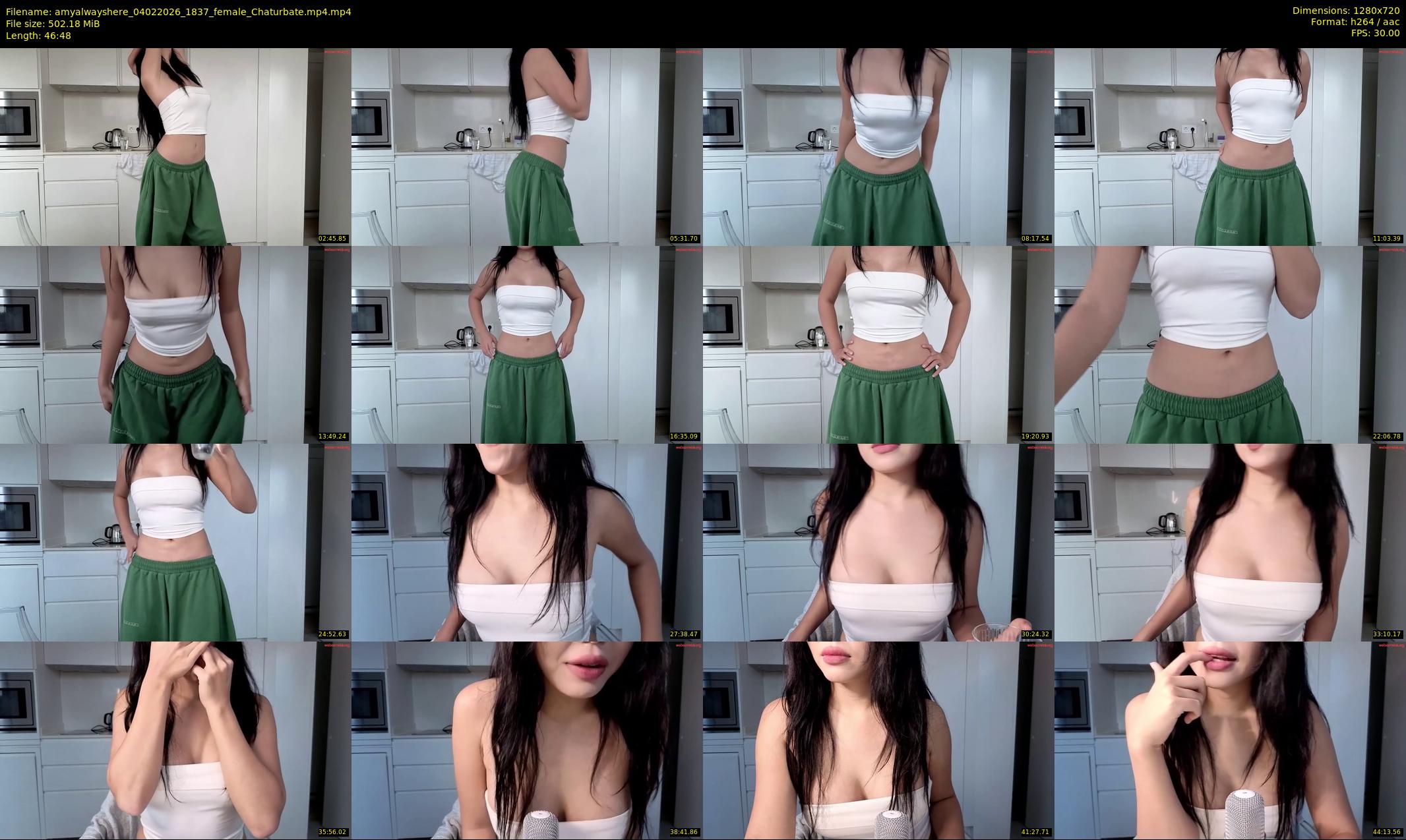 amyalwayshere — 47 minute Chaturbate female cam show recording, 720p, Feb 4, 2026
