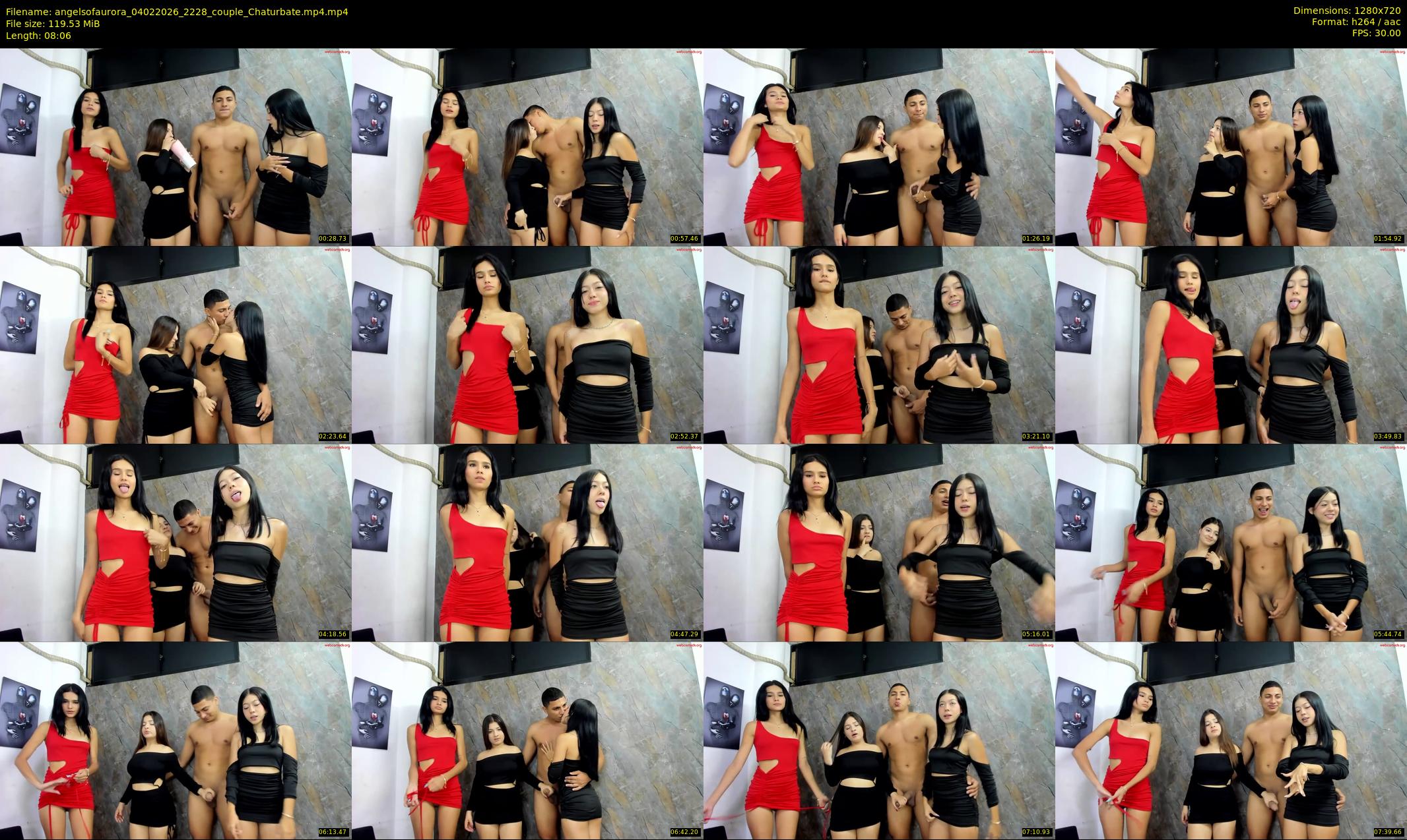angelsofaurora — 9 minute Chaturbate couple cam show recording, 720p, Feb 4, 2026