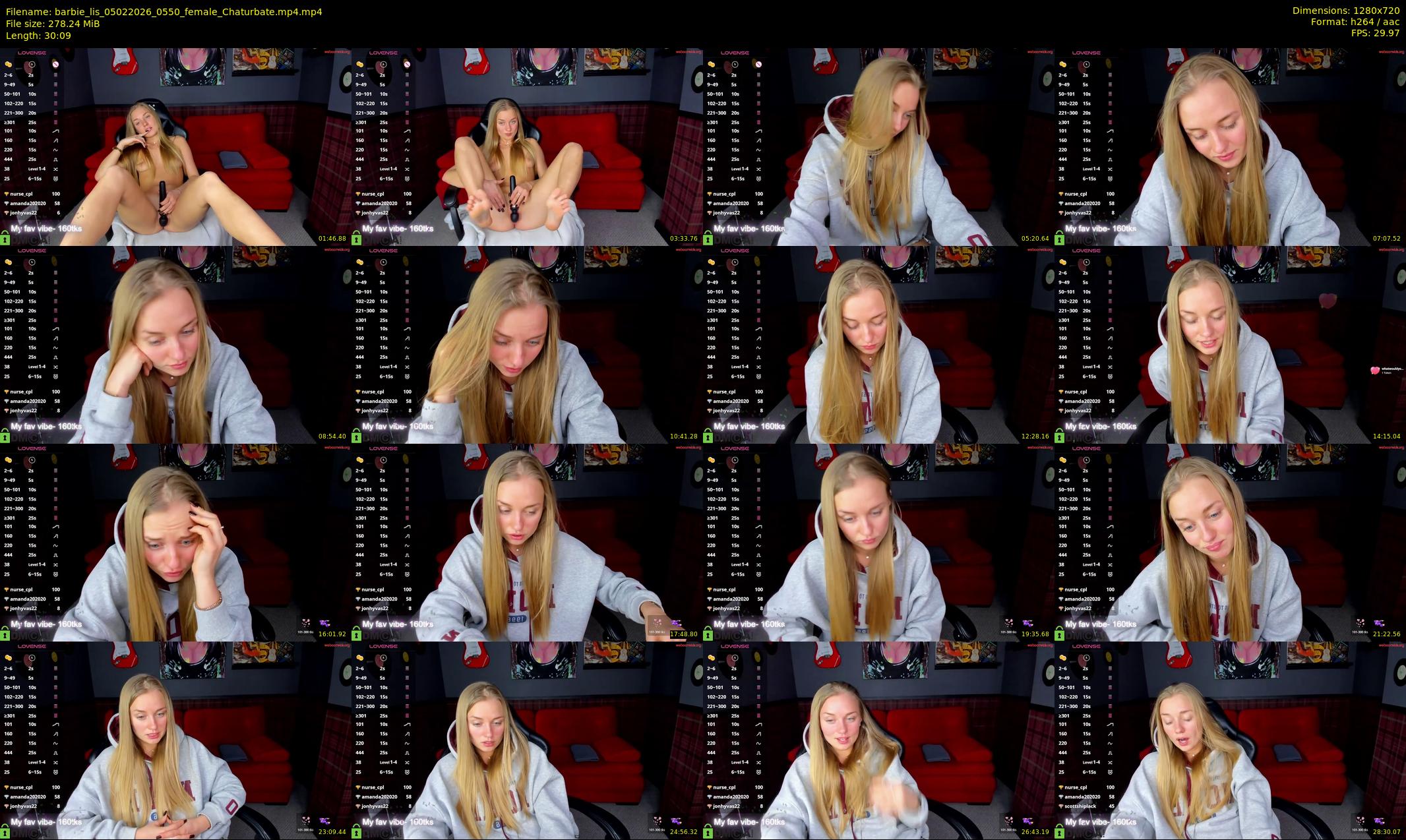 barbie_lis — 31 minute Chaturbate female cam show recording, 720p, Feb 5, 2026