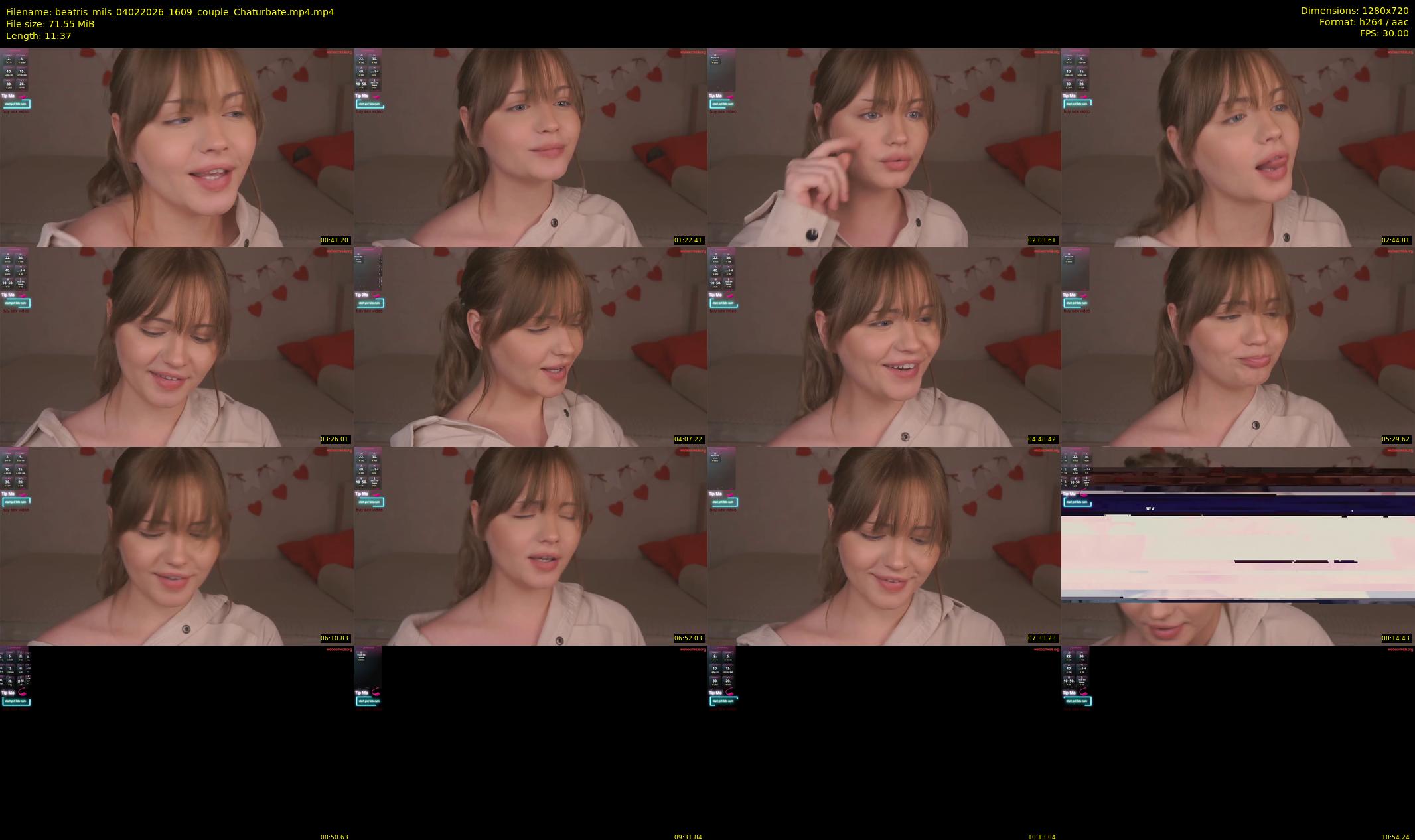 beatris_mils — 12 minute Chaturbate female cam show recording, 720p, Feb 4, 2026