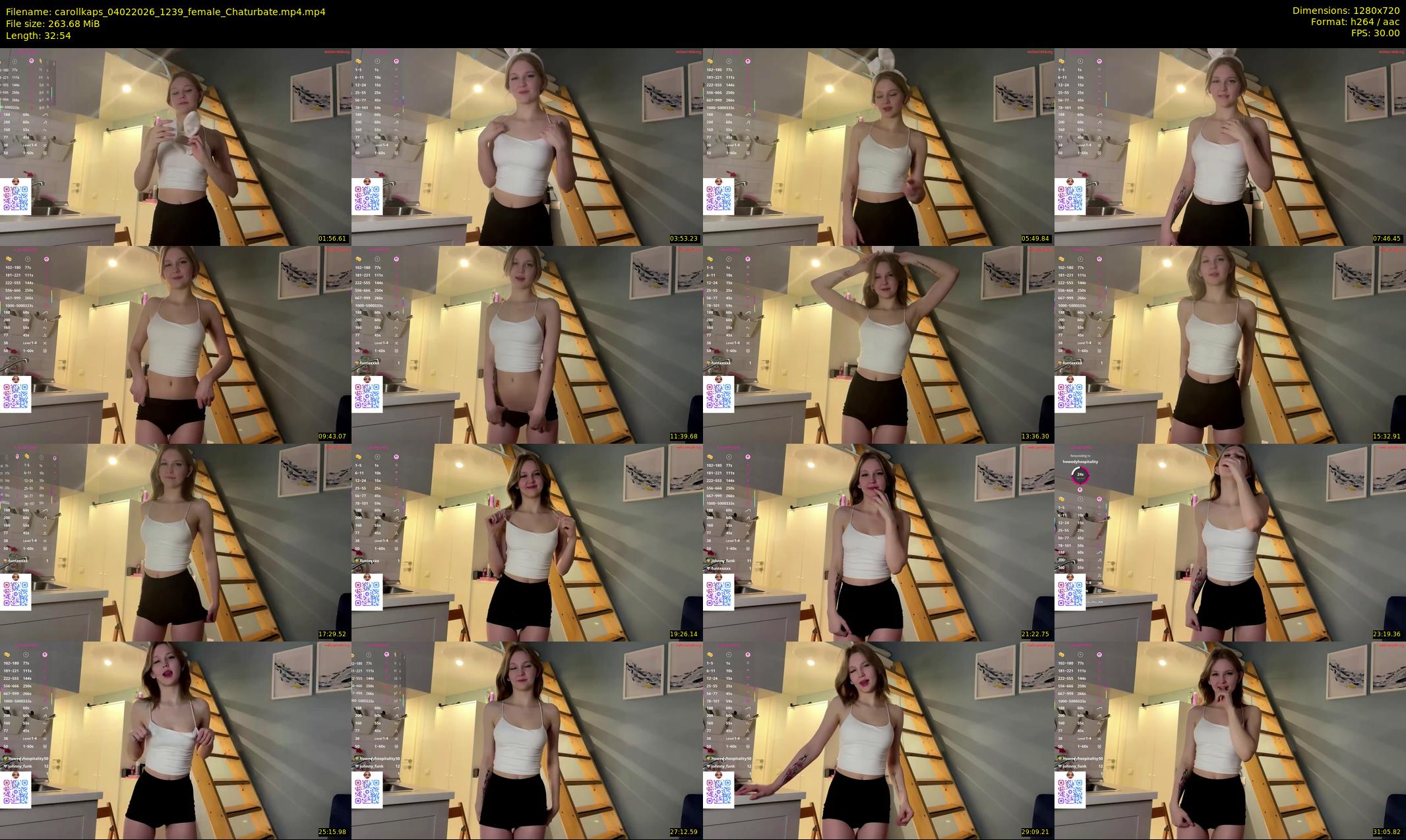 carollkaps — 33 minute Chaturbate female cam show recording, 720p, Feb 4, 2026
