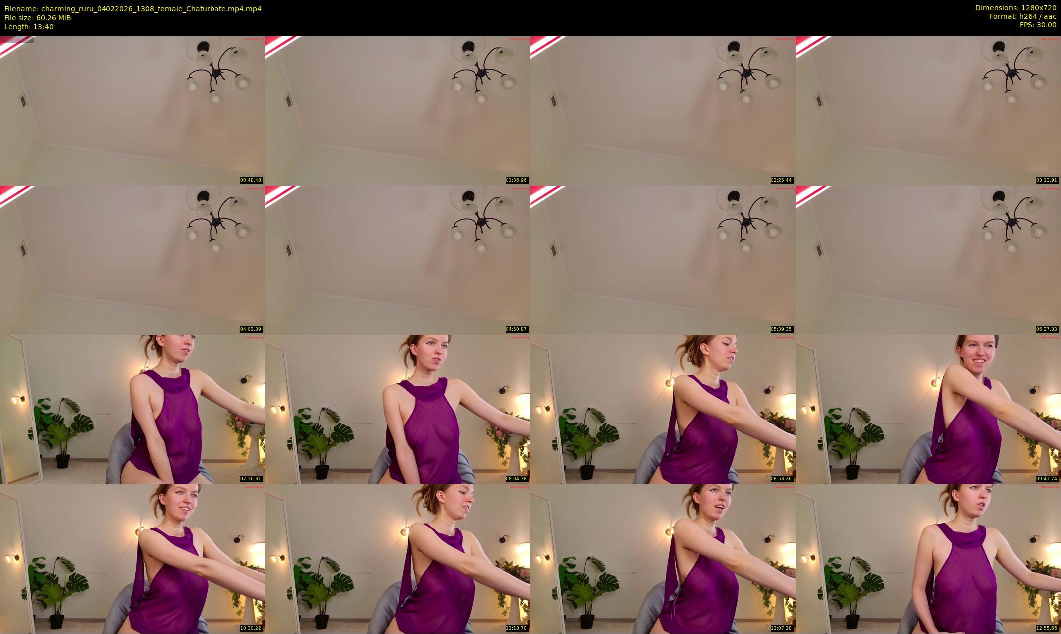 charming_ruru — 14 minute Chaturbate female cam show recording, 720p, Feb 4, 2026