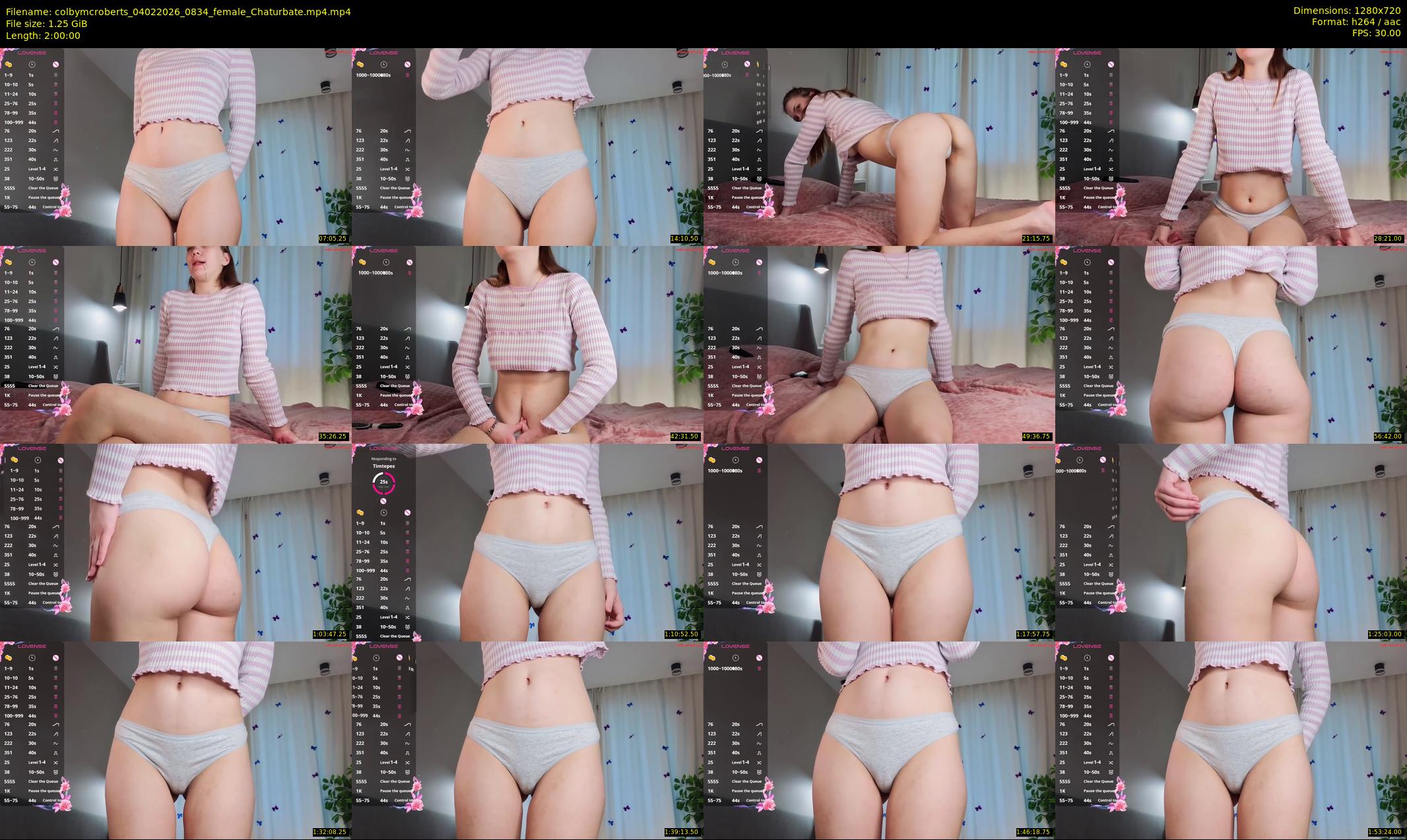 colbymcroberts — 120 minute Chaturbate female cam show recording, 720p, Feb 4, 2026
