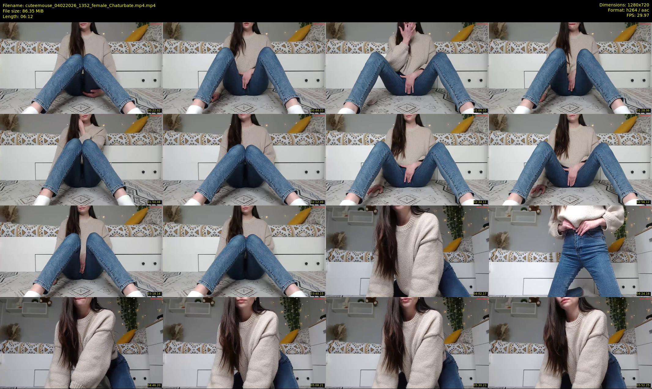 cuteemouse — 7 minute Chaturbate female cam show recording, 720p, Feb 4, 2026