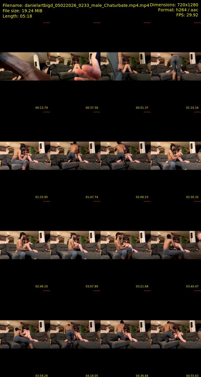 danielartbigd — 6 minute Chaturbate male cam show recording, 1080p, Feb 5, 2026