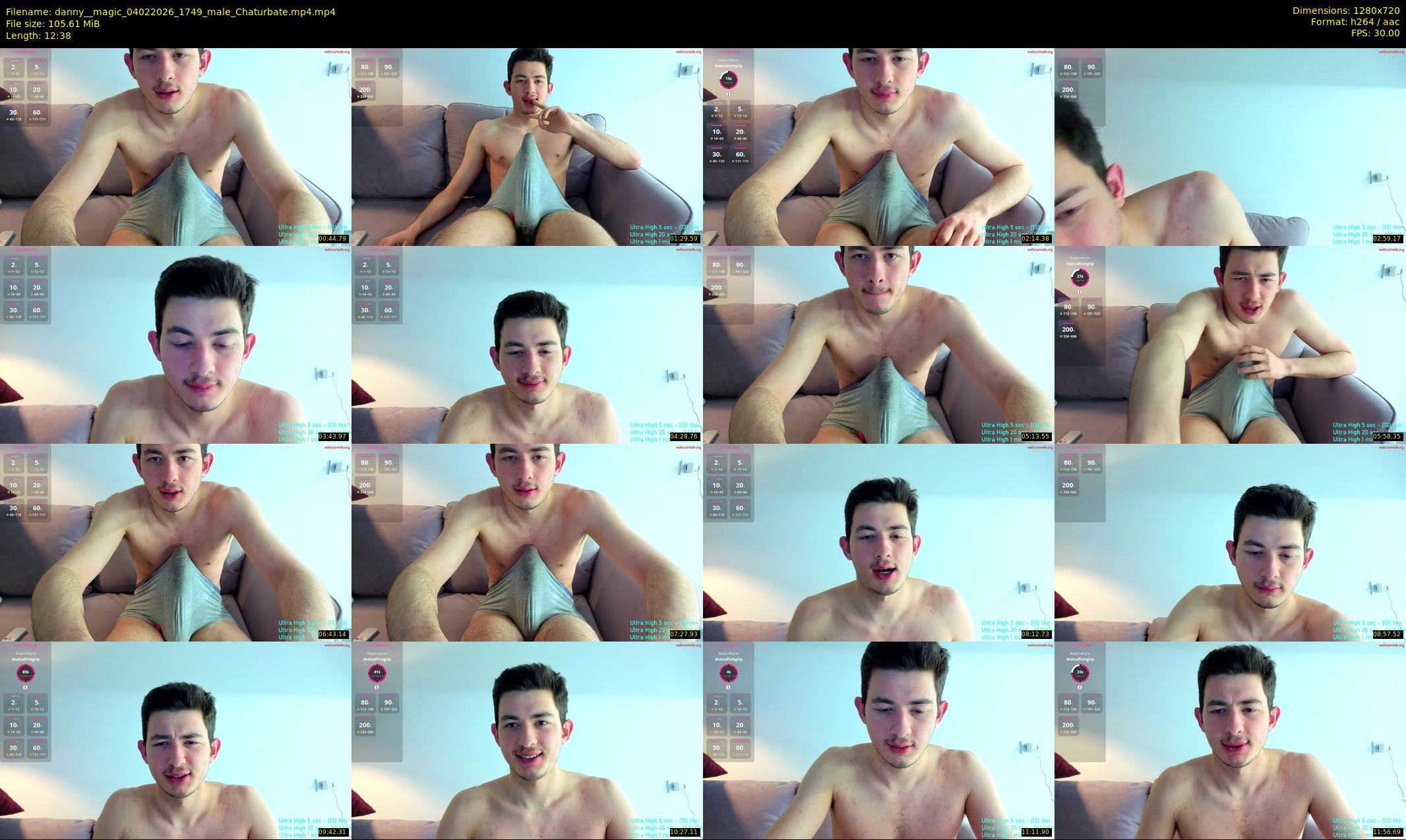 danny__magic — 13 minute Chaturbate male cam show recording, 720p, Feb 4, 2026