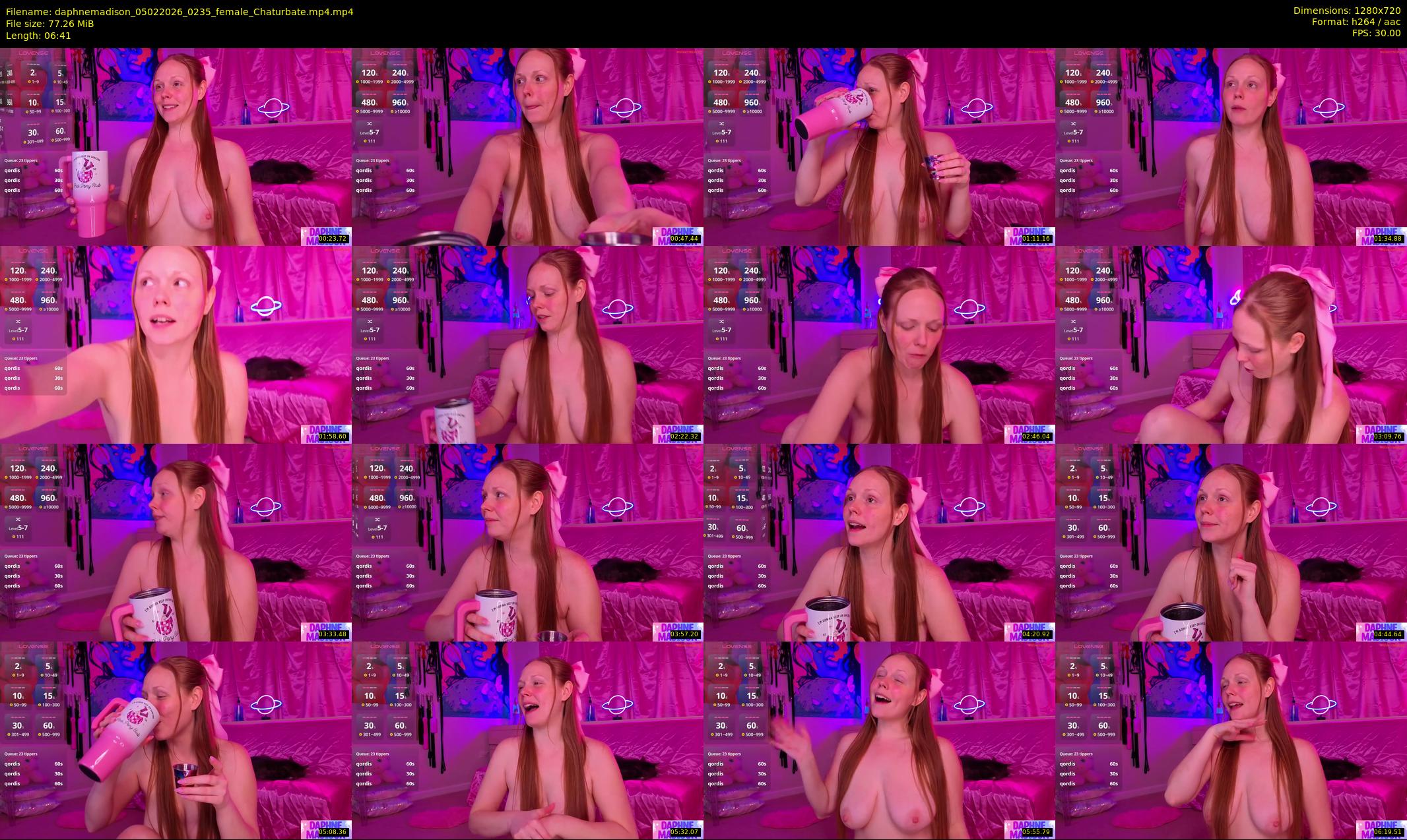daphnemadison — 7 minute Chaturbate couple cam show recording, 720p, Feb 5, 2026