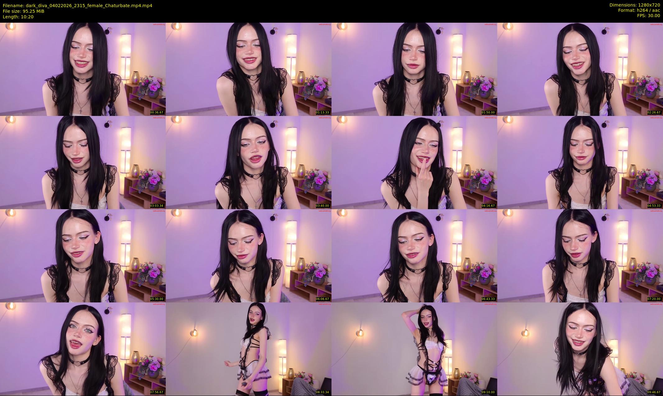 dark_diva — 11 minute Chaturbate female cam show recording, 720p, Feb 4, 2026