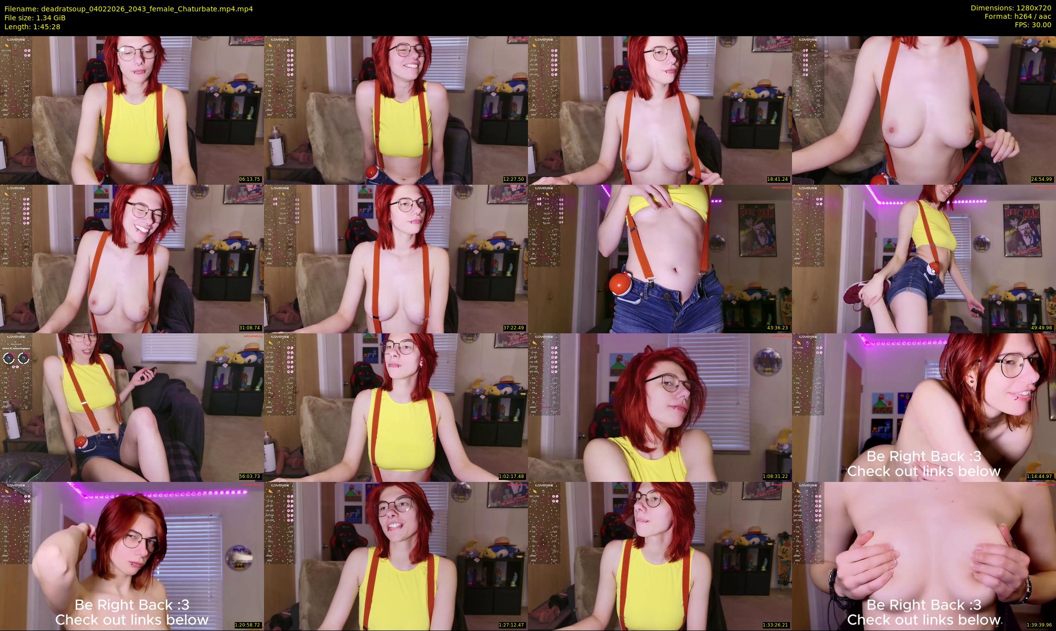 deadratsoup — 106 minute Chaturbate female cam show recording, 720p, Feb 4, 2026