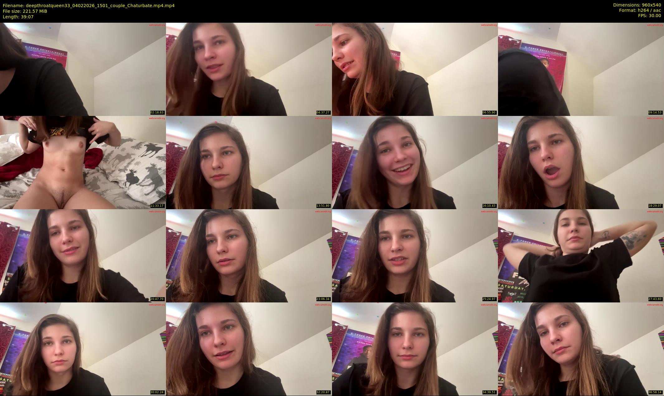 deepthroatqueen33 — 40 minute Chaturbate female cam show recording, 480p, Feb 4, 2026