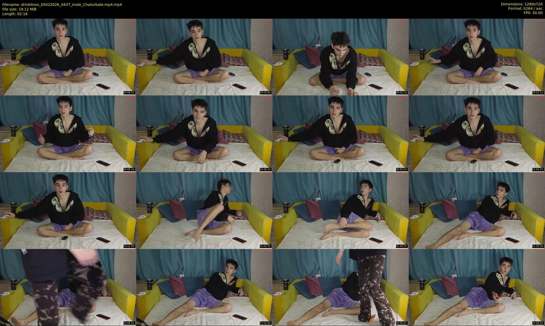 drinklinov — 3 minute Chaturbate male cam show recording, 720p, Feb 5, 2026