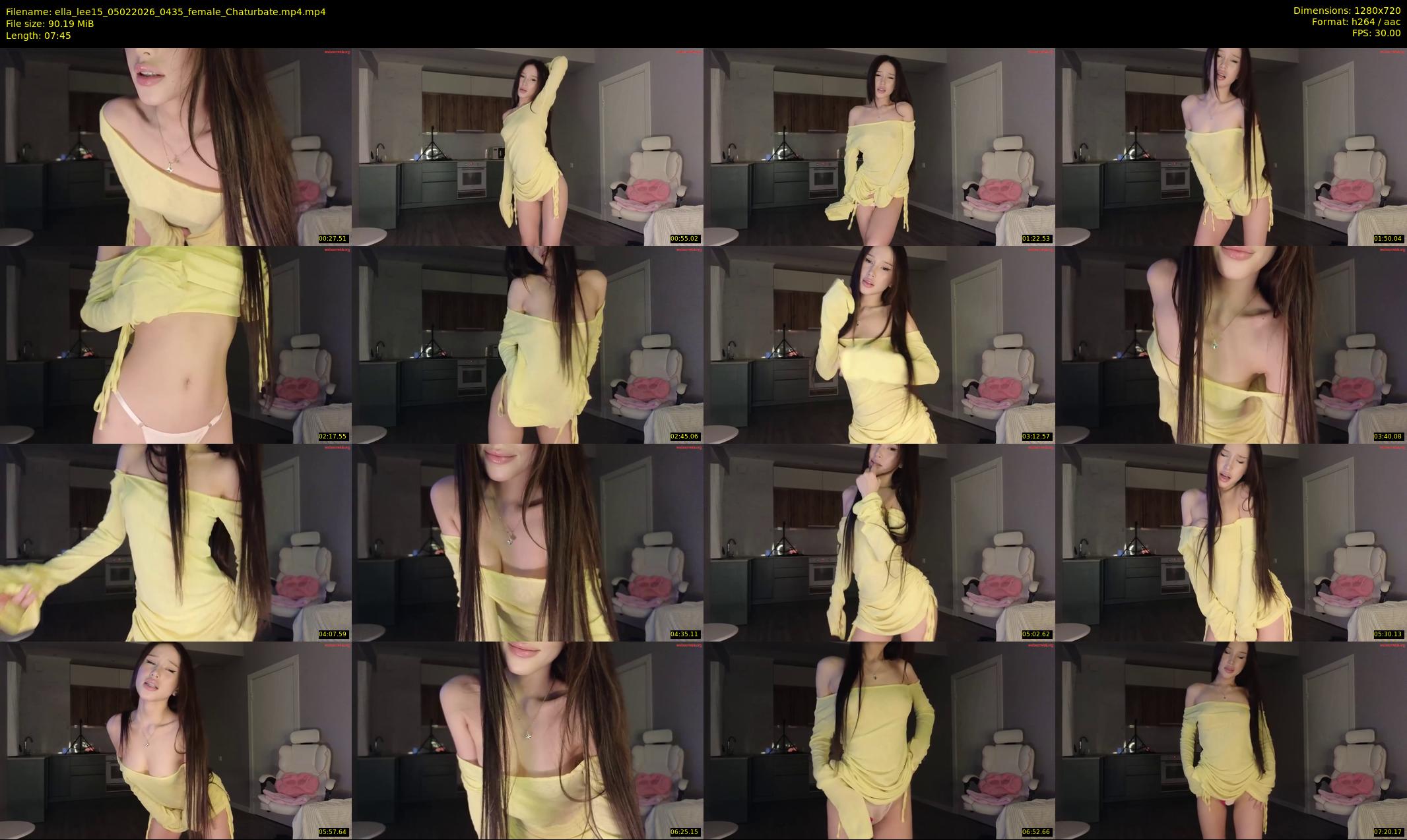 ella_lee15 — 8 minute Chaturbate female cam show recording, 720p, Feb 5, 2026