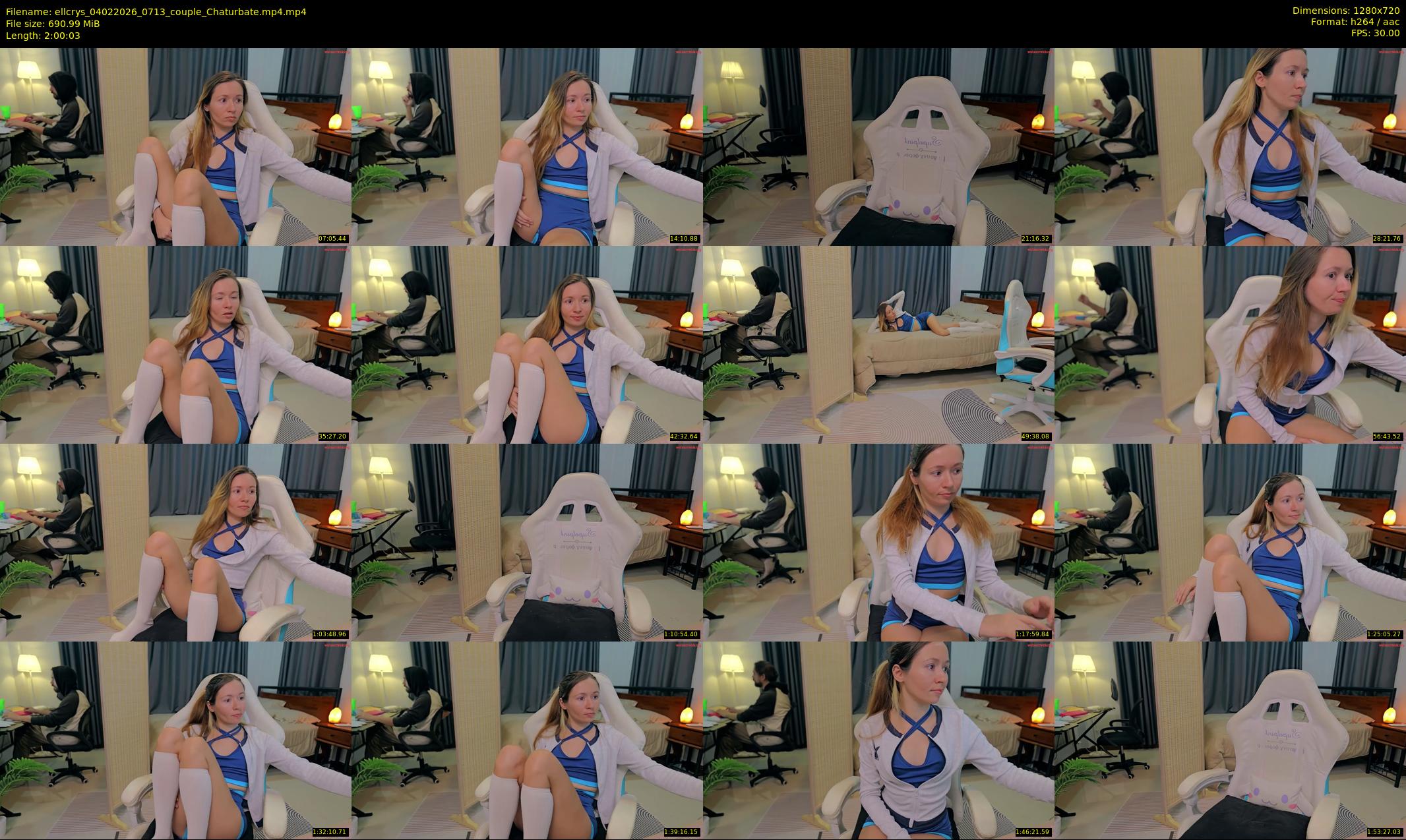 ellcrys — 121 minute Chaturbate couple cam show recording, 720p, Feb 4, 2026