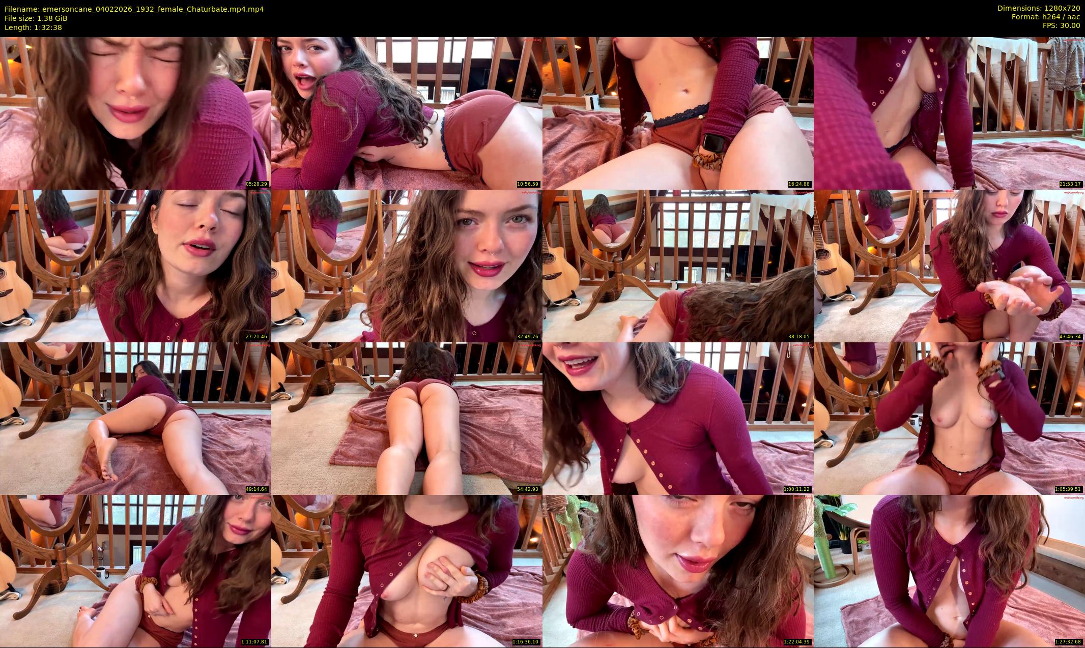 emersoncane — 93 minute Chaturbate female cam show recording, 720p, Feb 4, 2026