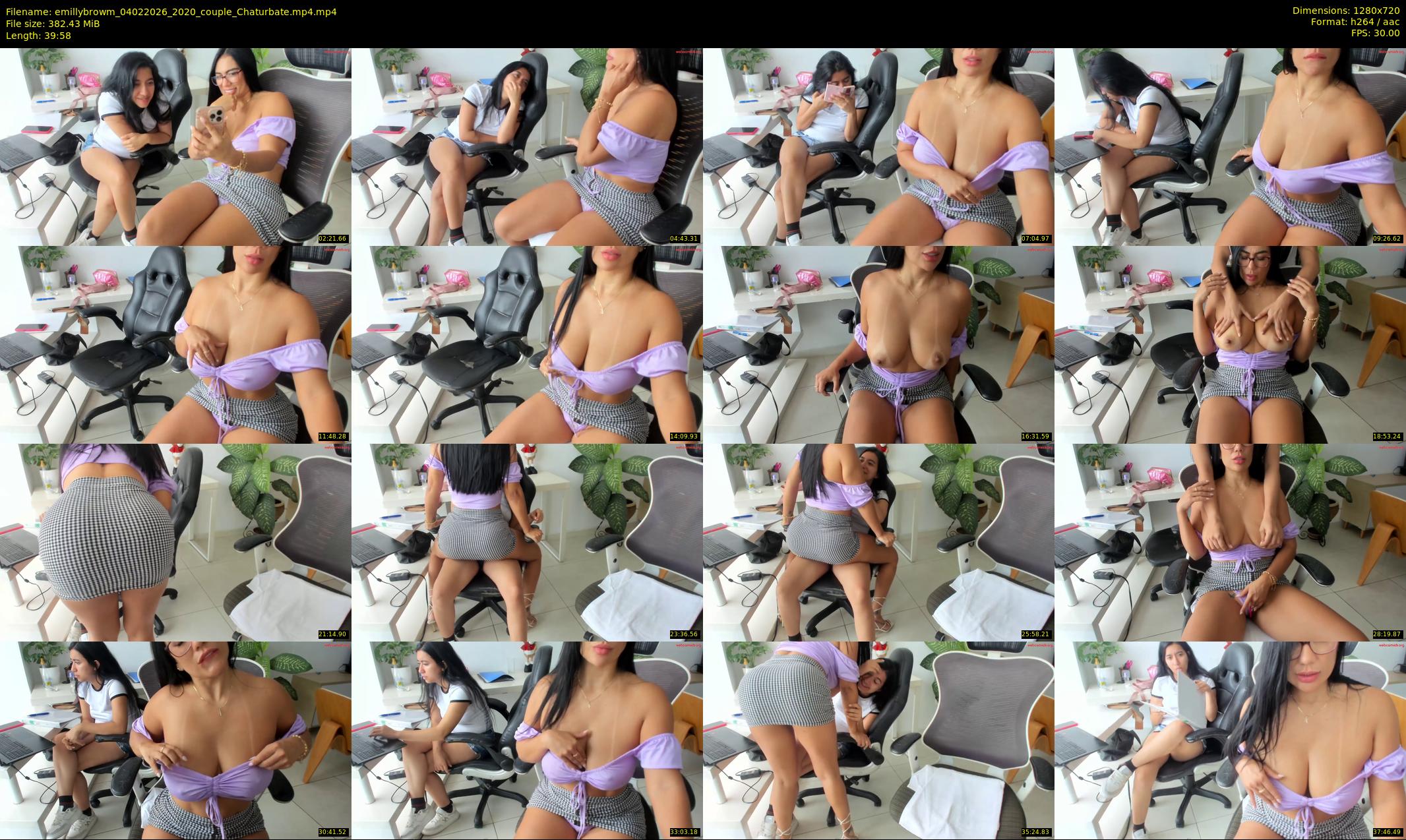 emillybrowm — 40 minute Chaturbate couple cam show recording, 720p, Feb 4, 2026