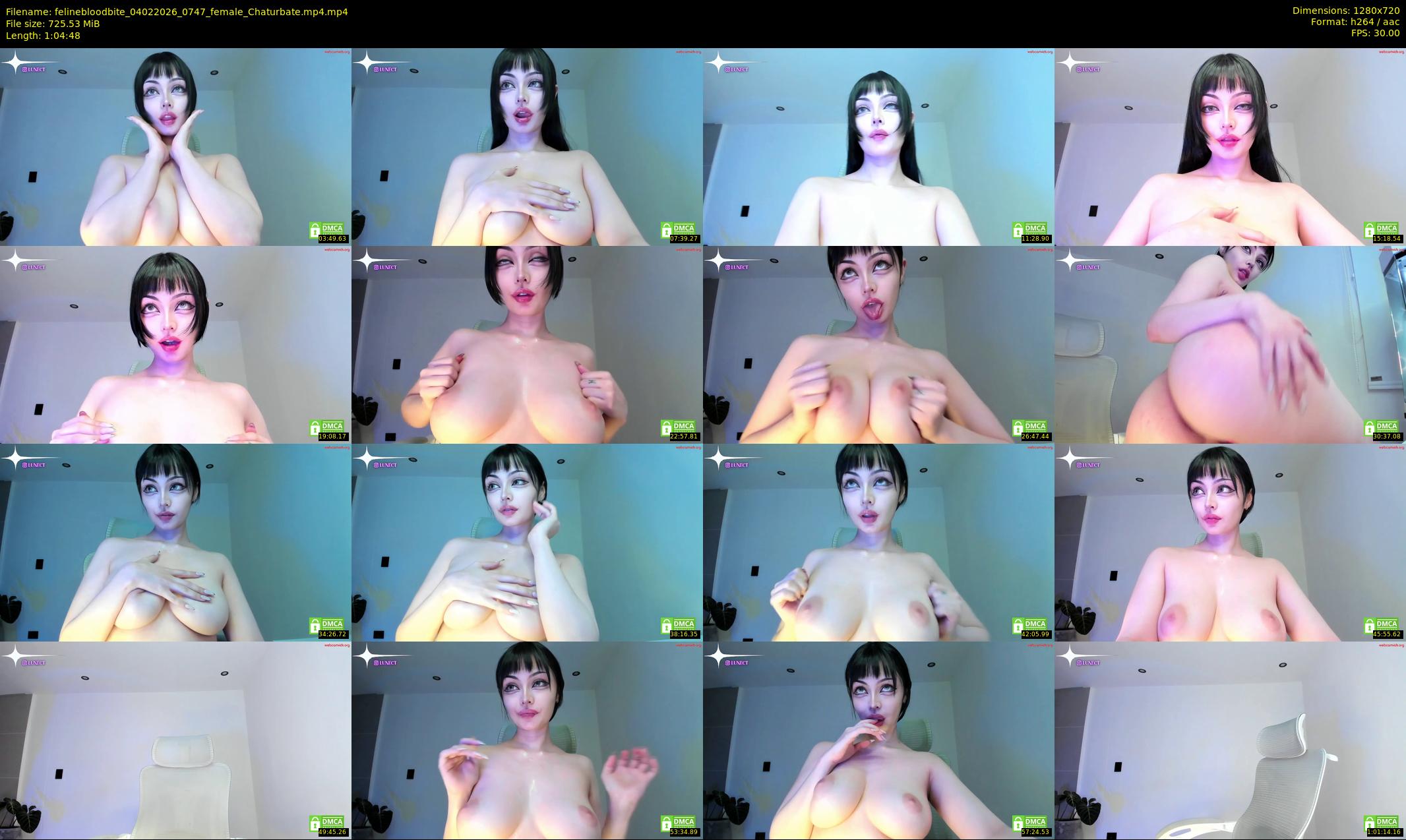 felinebloodbite — 65 minute Chaturbate female cam show recording, 720p, Feb 4, 2026