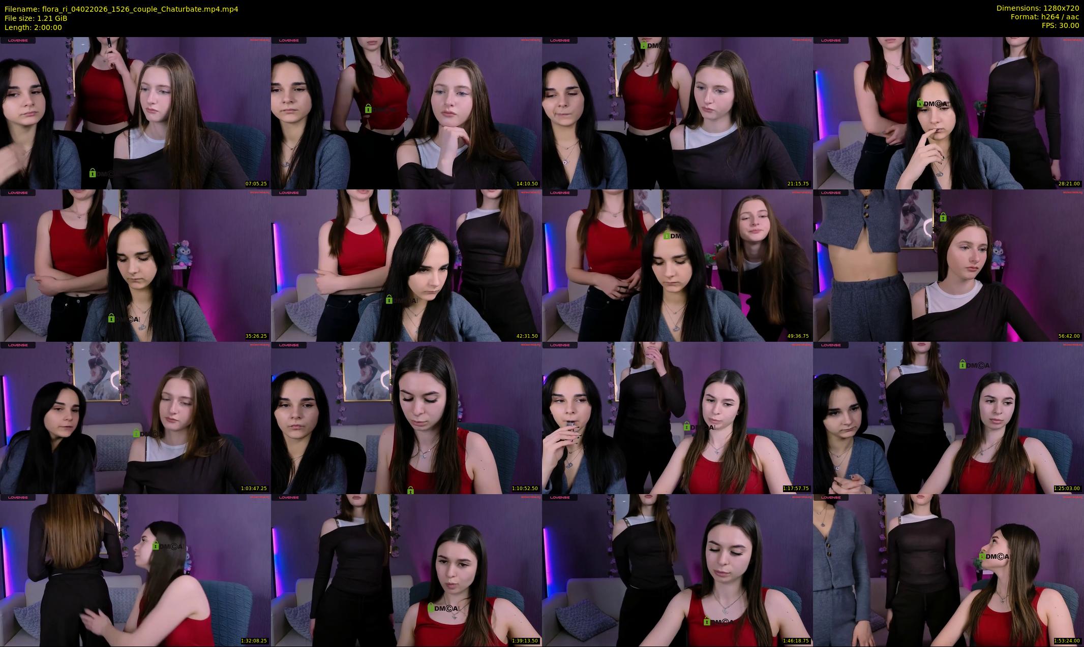 flora_ri — 120 minute Chaturbate female cam show recording, 720p, Feb 4, 2026