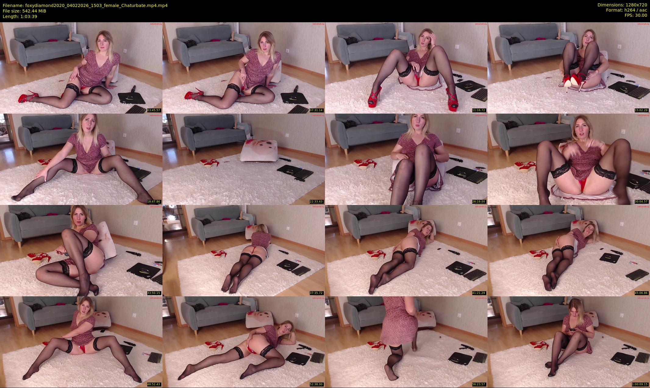 foxydiamond2020 — 64 minute Chaturbate female cam show recording, 720p, Feb 4, 2026