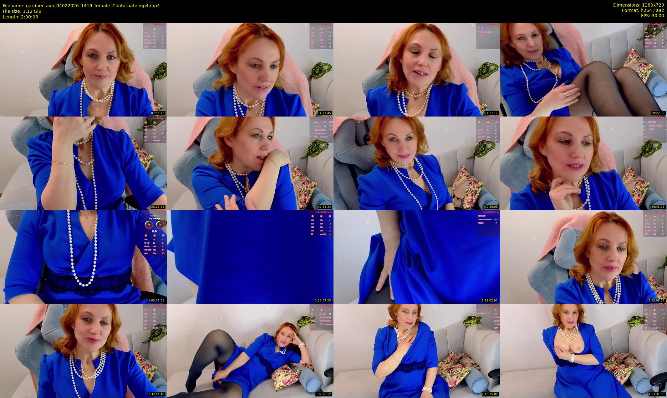 gardner_ava — 121 minute Chaturbate female cam show recording, 720p, Feb 4, 2026