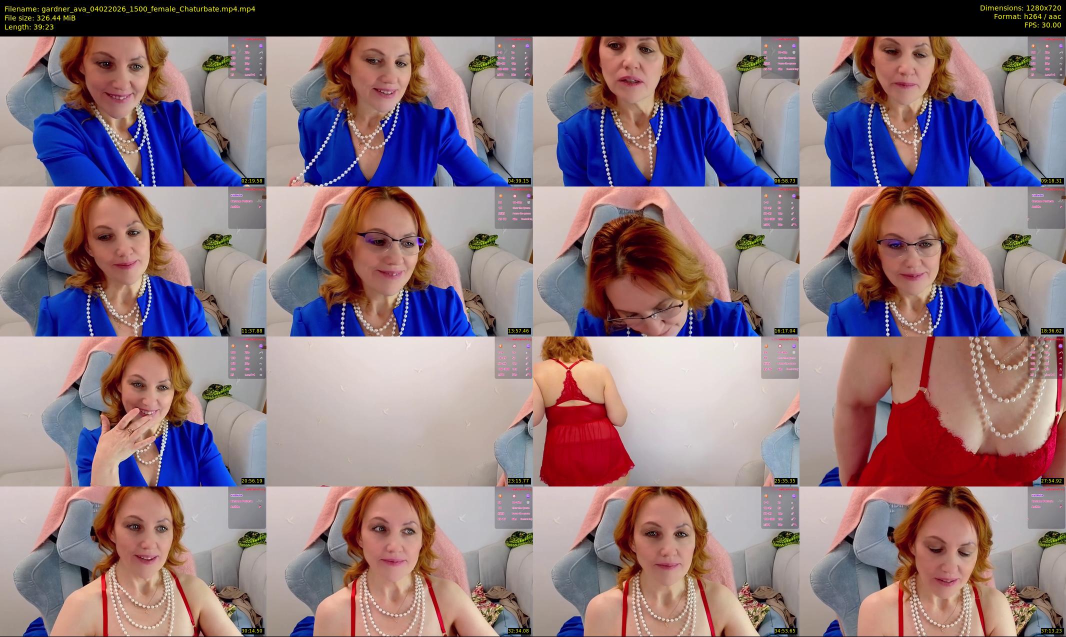gardner_ava — 40 minute Chaturbate female cam show recording, 720p, Feb 4, 2026