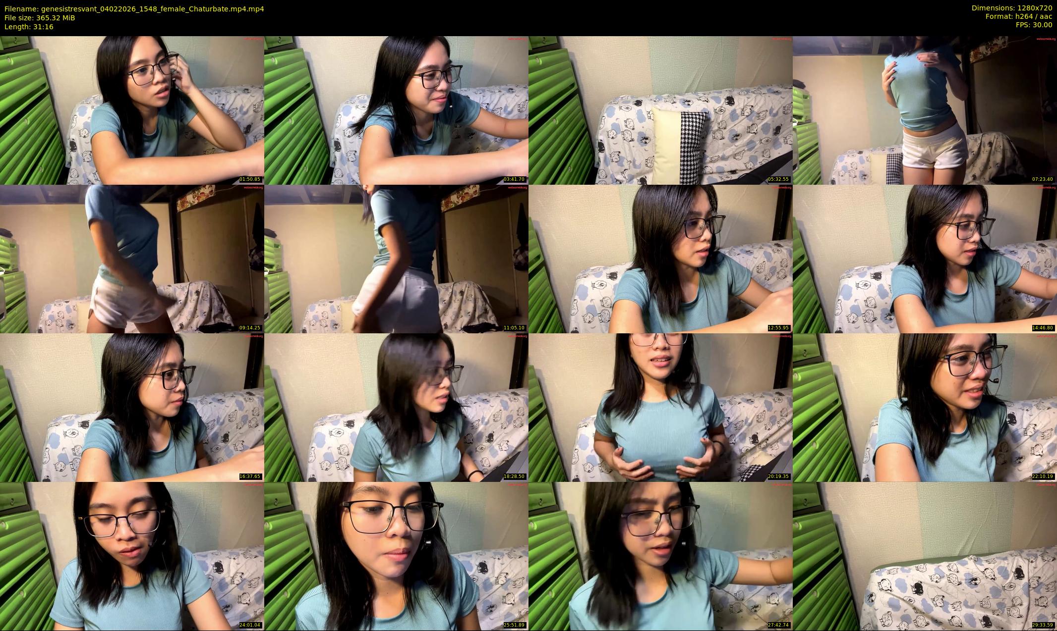 genesistresvant — 32 minute Chaturbate female cam show recording, 720p, Feb 4, 2026