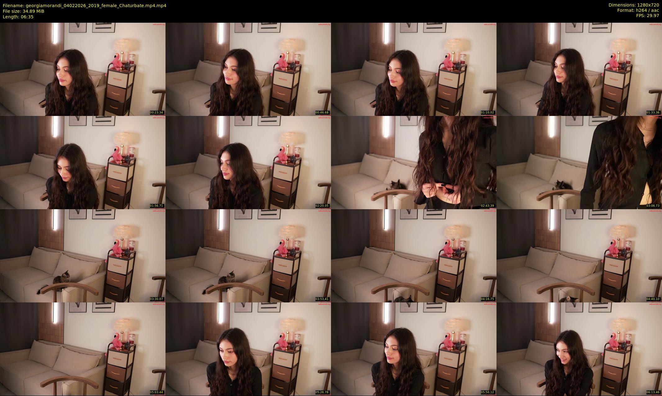 georgiamorandi — 7 minute Chaturbate female cam show recording, 720p, Feb 4, 2026