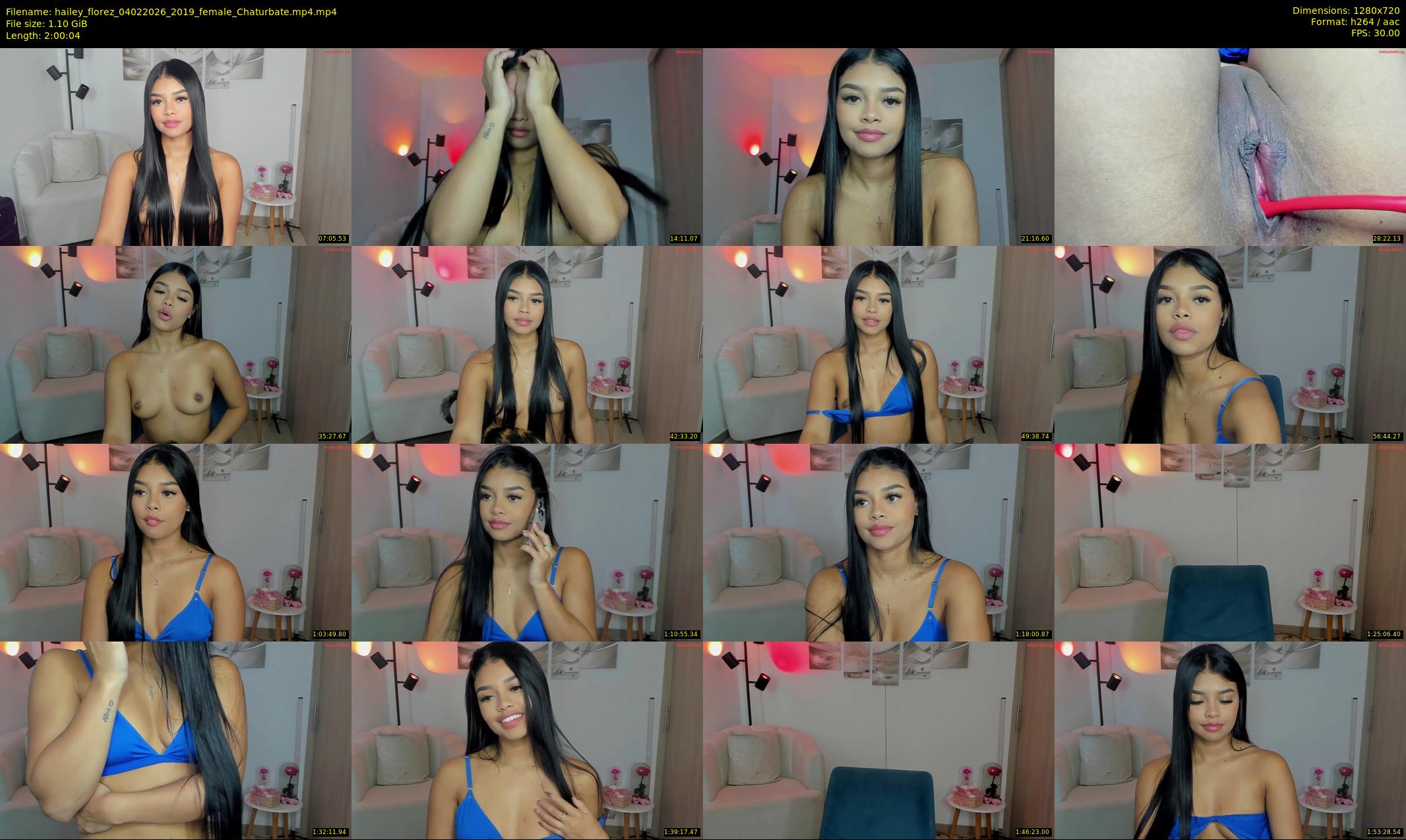 hailey_florez — 121 minute Chaturbate female cam show recording, 720p, Feb 4, 2026