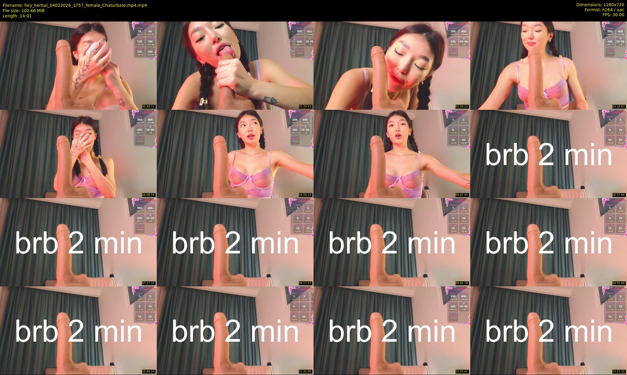 hey_herbal — 15 minute Chaturbate female cam show recording, 720p, Feb 4, 2026