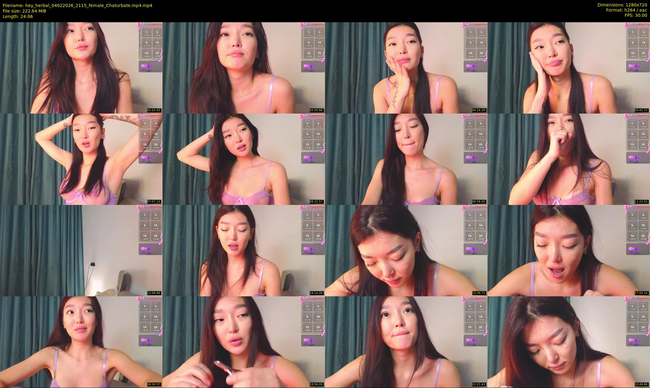 hey_herbal — 25 minute Chaturbate female cam show recording, 720p, Feb 4, 2026