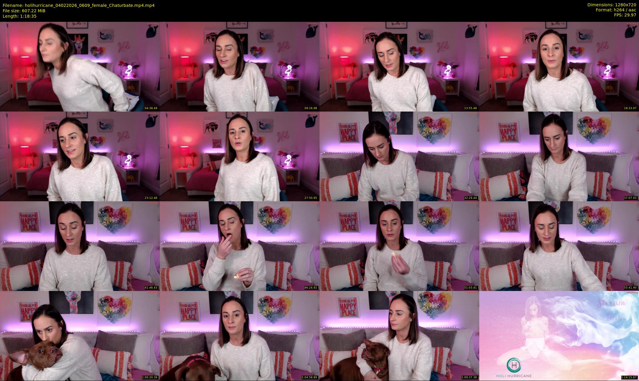 holihurricane — 79 minute Chaturbate female cam show recording, 720p, Feb 4, 2026