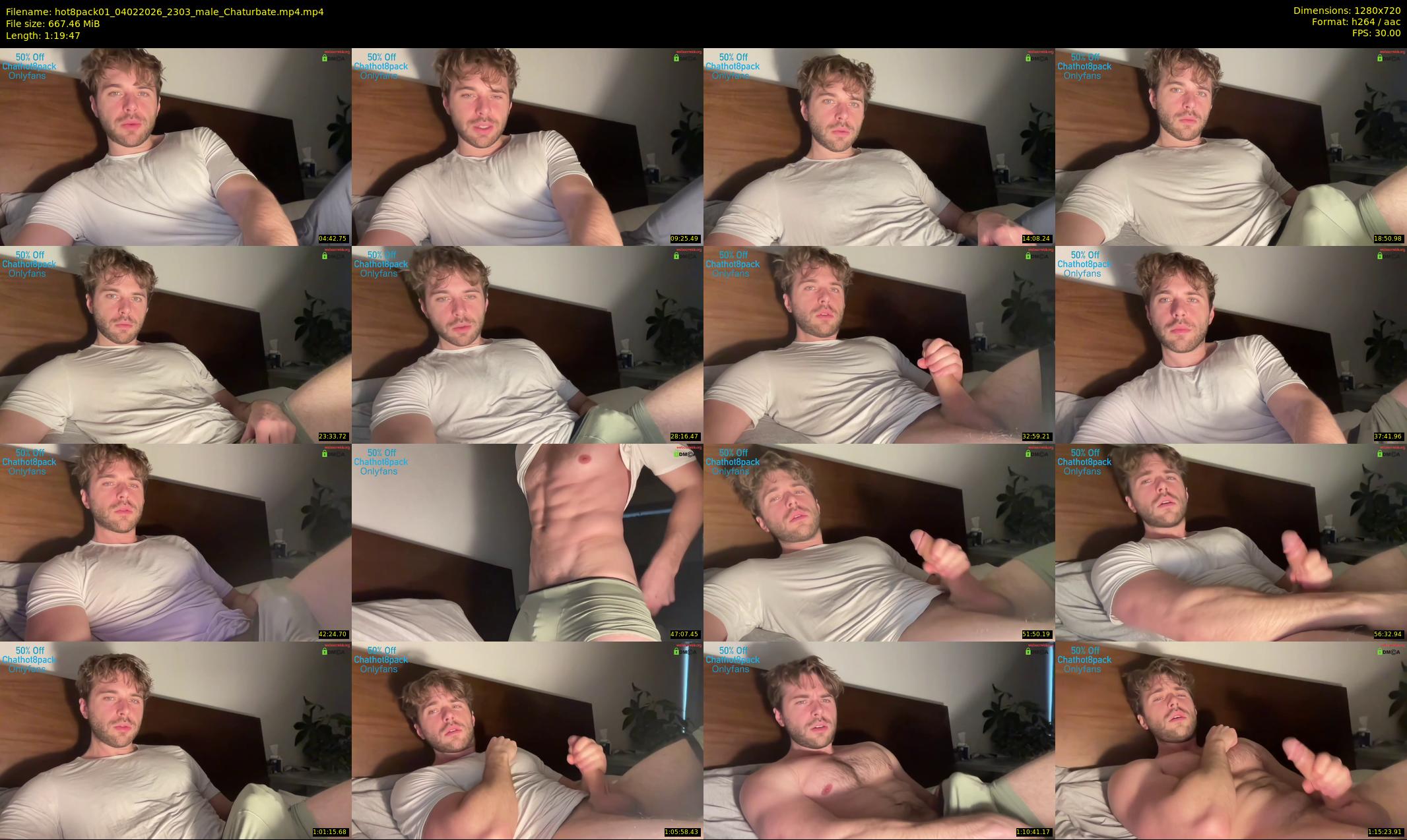 hot8pack01 — 80 minute Chaturbate male cam show recording, 720p, Feb 4, 2026