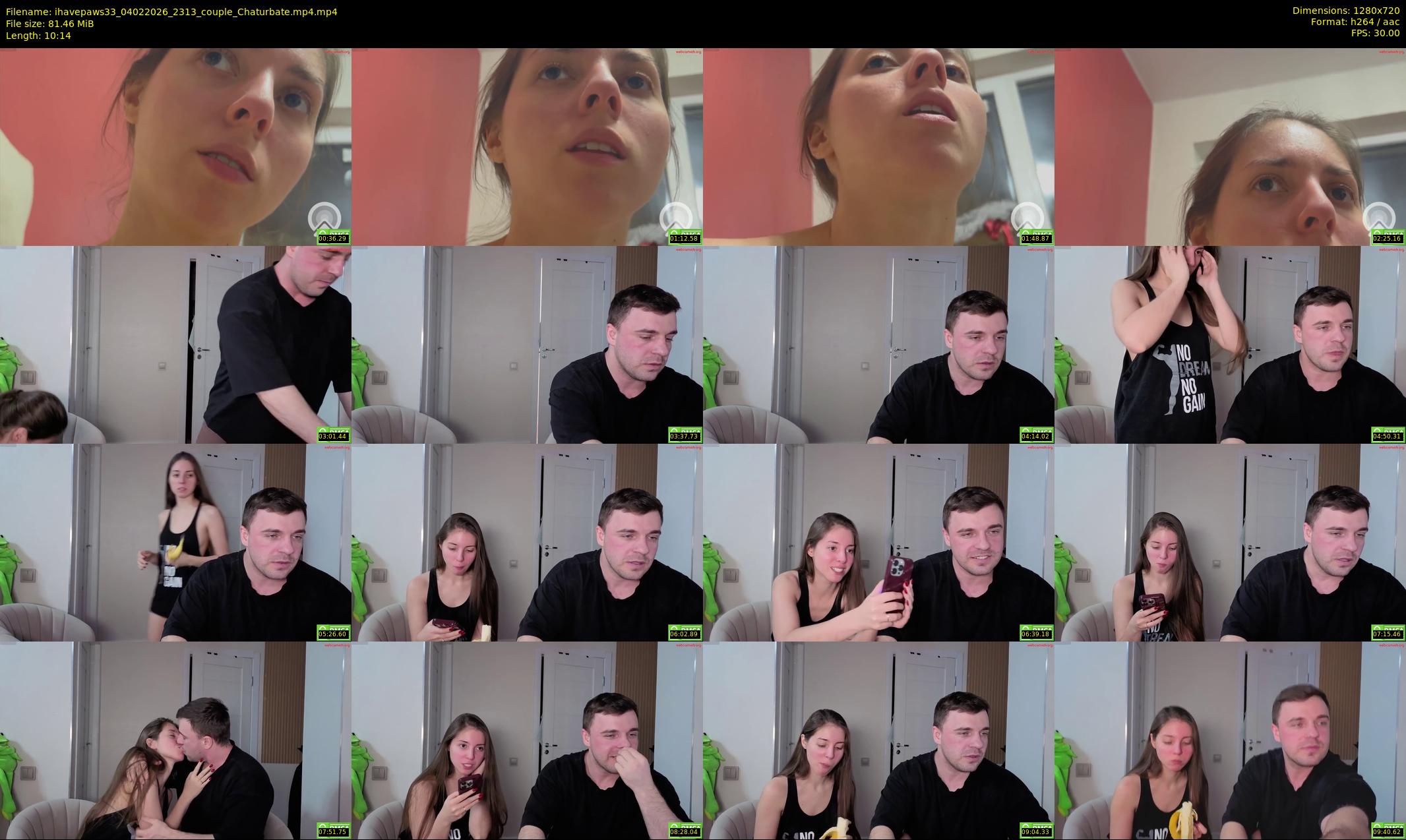 ihavepaws33 — 11 minute Chaturbate couple cam show recording, 720p, Feb 4, 2026