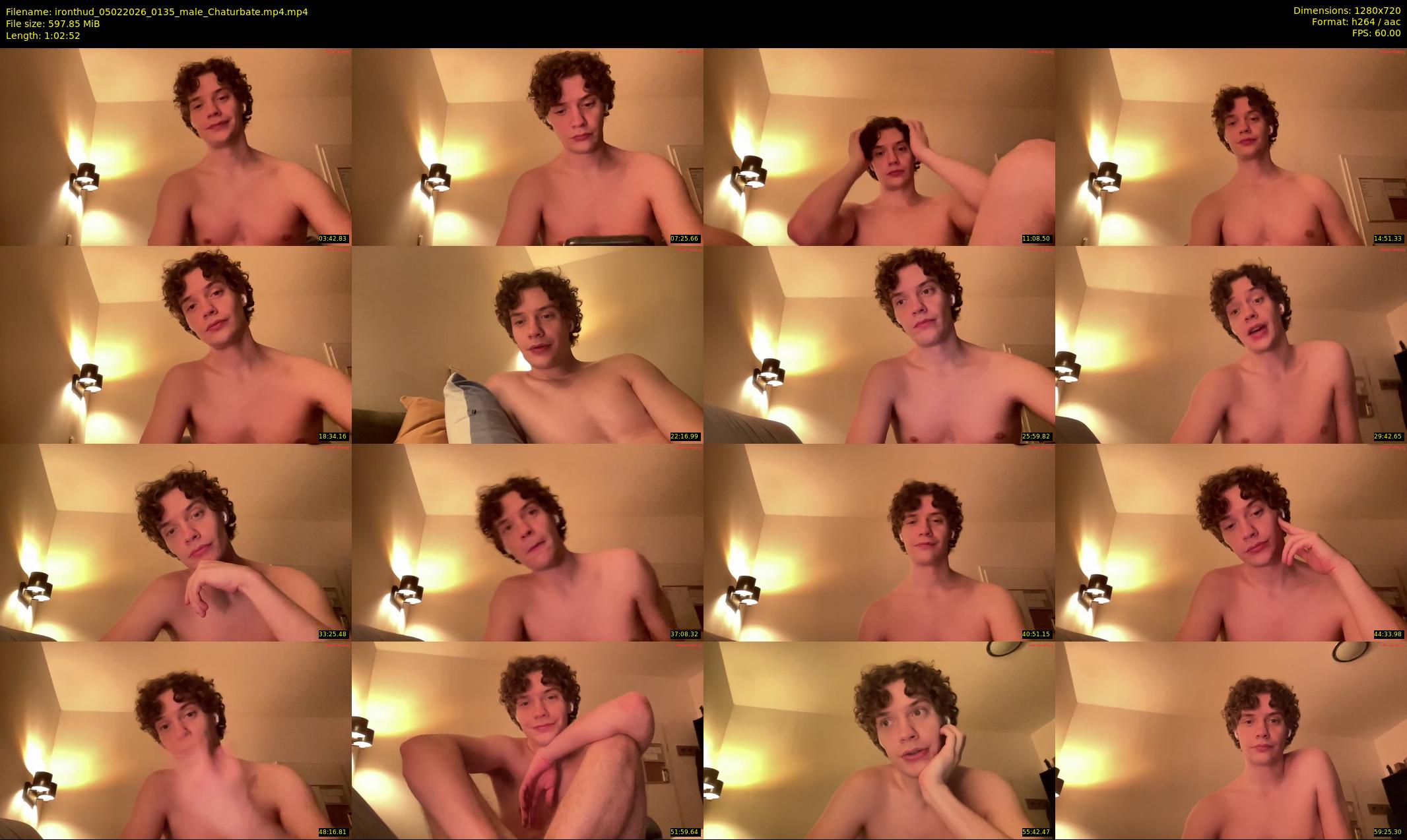 ironthud — 63 minute Chaturbate male cam show recording, 720p, Feb 5, 2026