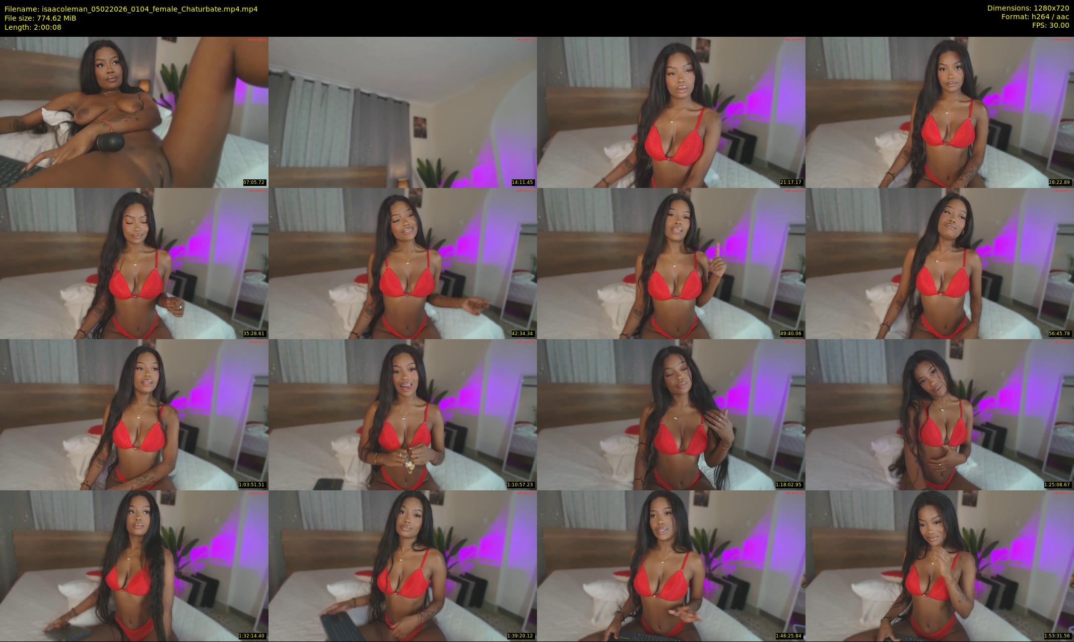 isaacoleman — 121 minute Chaturbate female cam show recording, 720p, Feb 5, 2026
