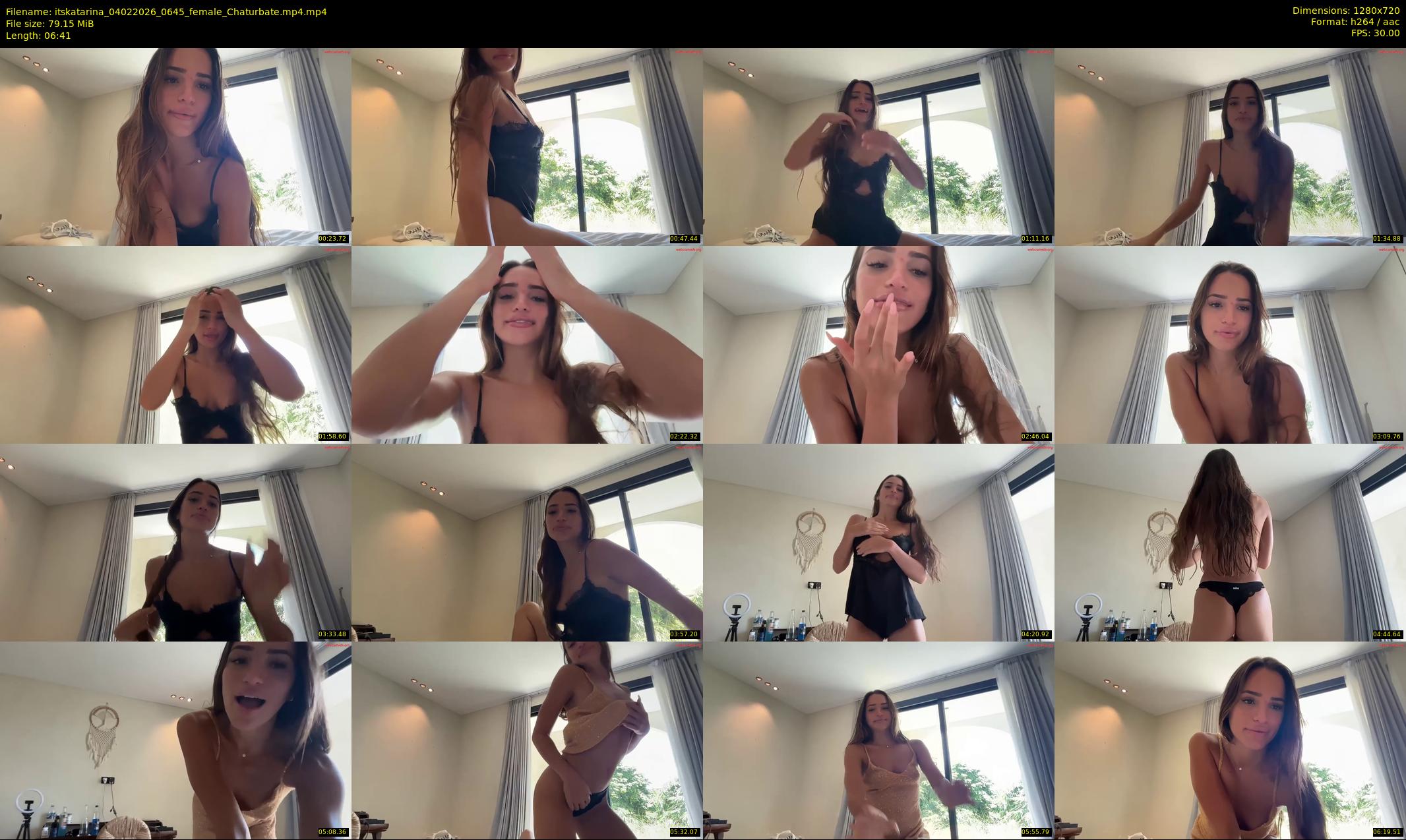 itskatarina — 7 minute Chaturbate female cam show recording, 720p, Feb 4, 2026