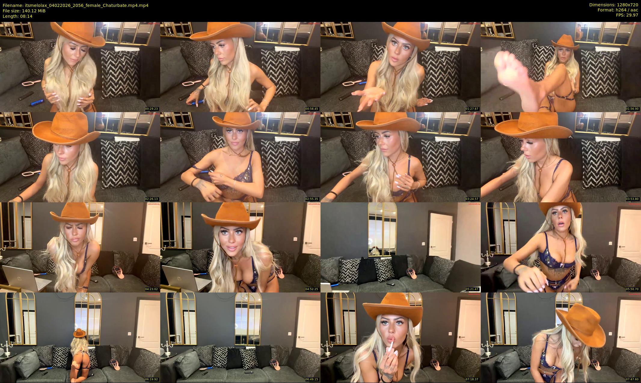 itsmelolax — 9 minute Chaturbate female cam show recording, 720p, Feb 4, 2026