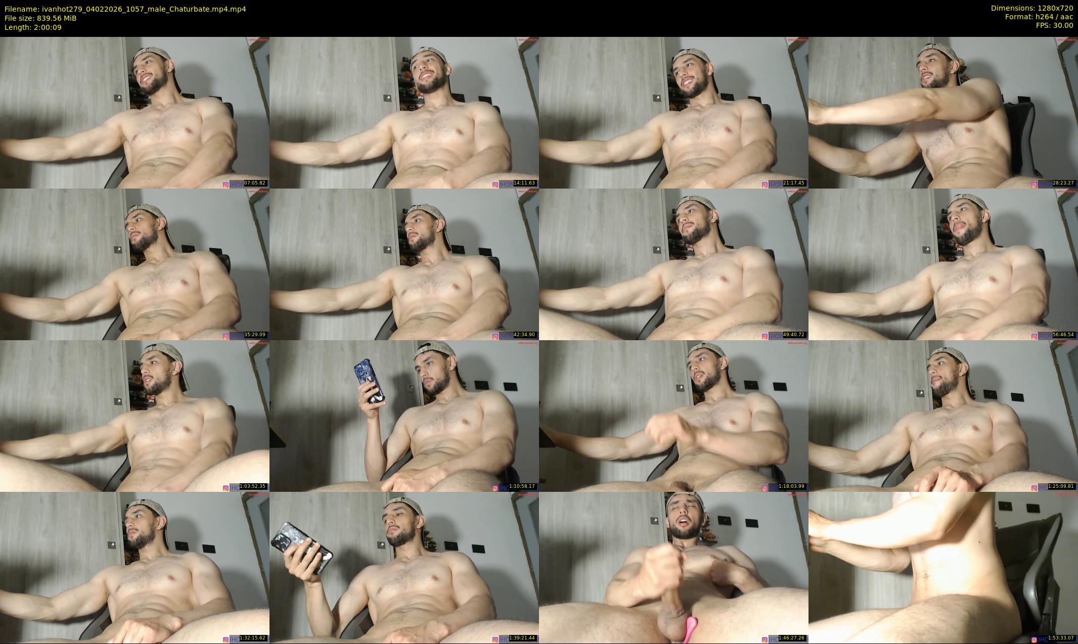 ivanhot279 — 121 minute Chaturbate male cam show recording, 720p, Feb 4, 2026