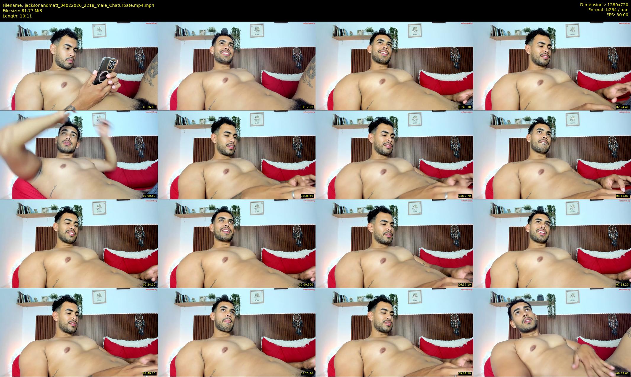 jacksonandmatt — 11 minute Chaturbate male cam show recording, 720p, Feb 4, 2026