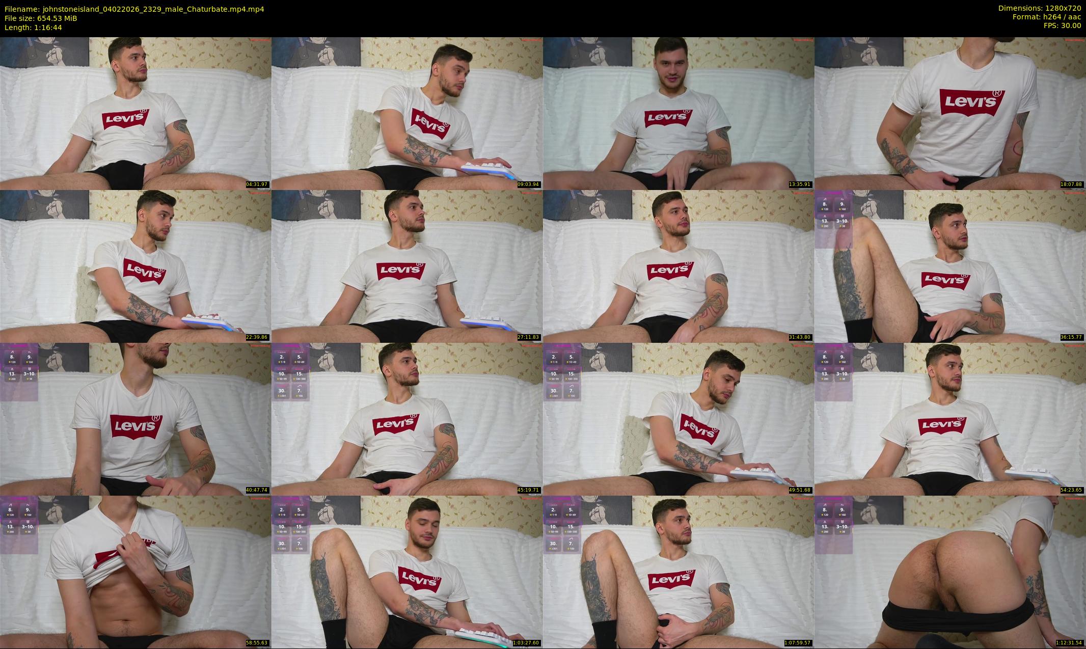 johnstoneisland — 77 minute Chaturbate male cam show recording, 720p, Feb 4, 2026