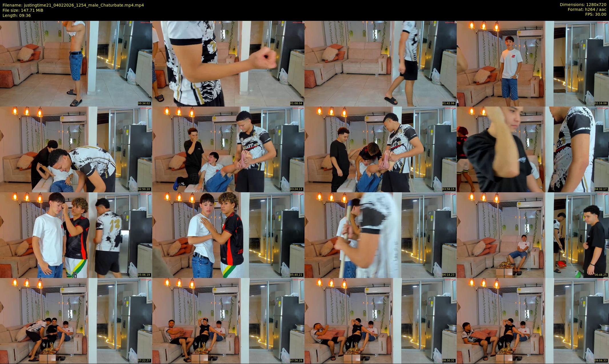 justingtime21 — 10 minute Chaturbate male cam show recording, 720p, Feb 4, 2026