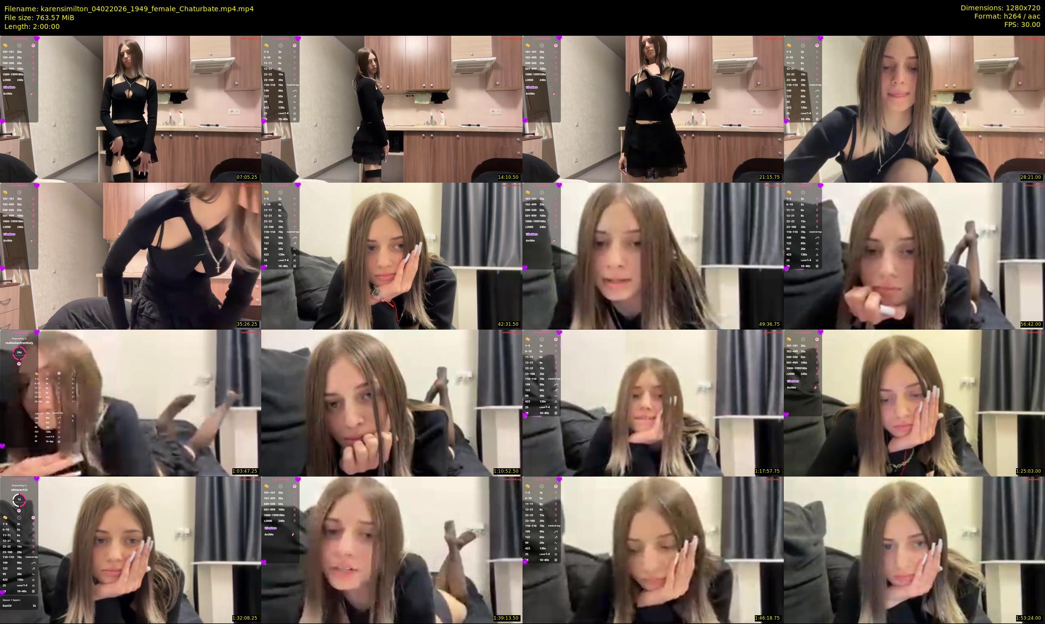 karensimilton — 120 minute Chaturbate female cam show recording, 720p, Feb 4, 2026