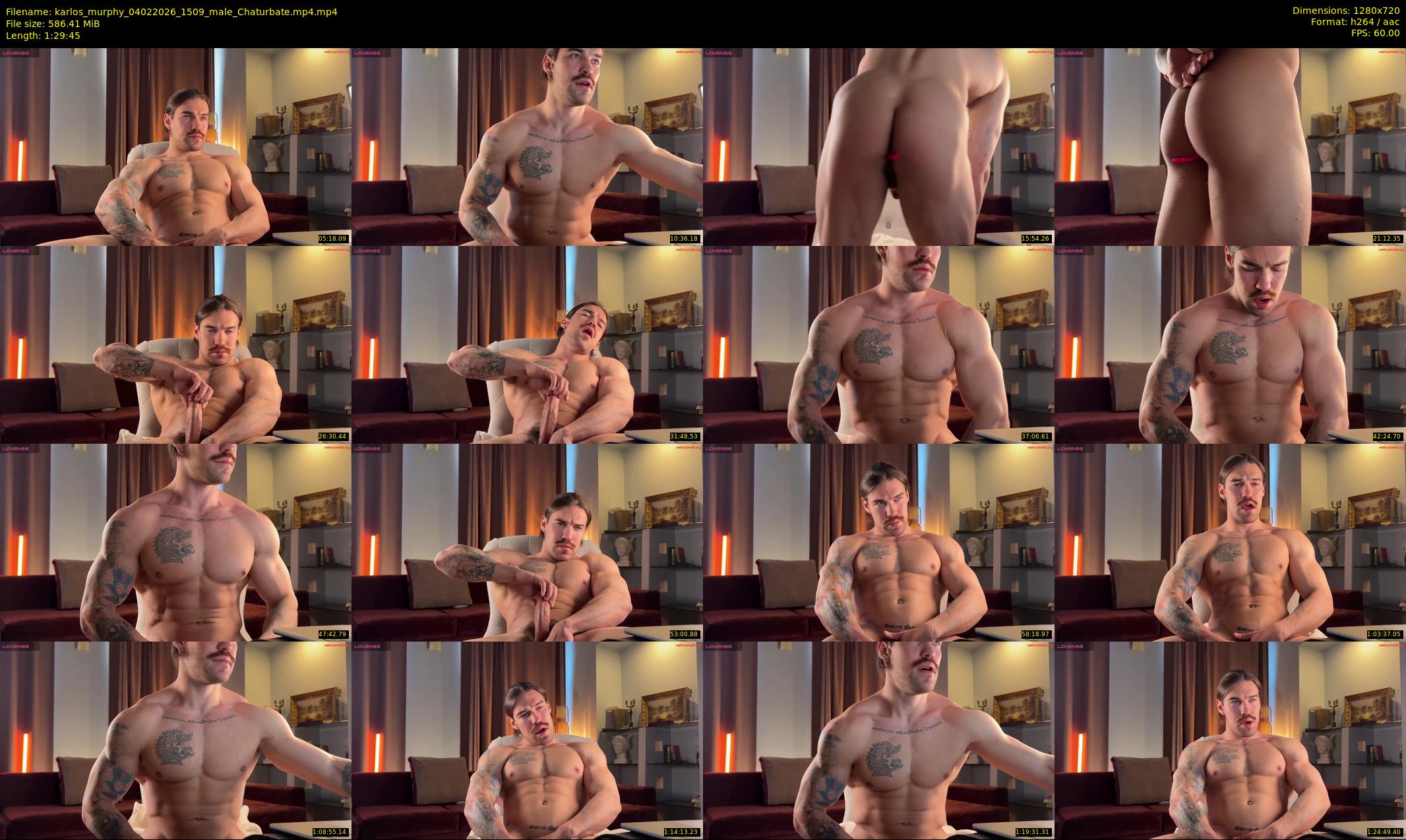 karlos_murphy — 90 minute Chaturbate male cam show recording, 720p, Feb 4, 2026
